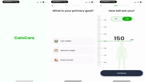 AI Calorie Counter: CaloCare preview