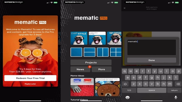 mematic-the-meme-maker-ui-breakdown-screensdesign-showcase