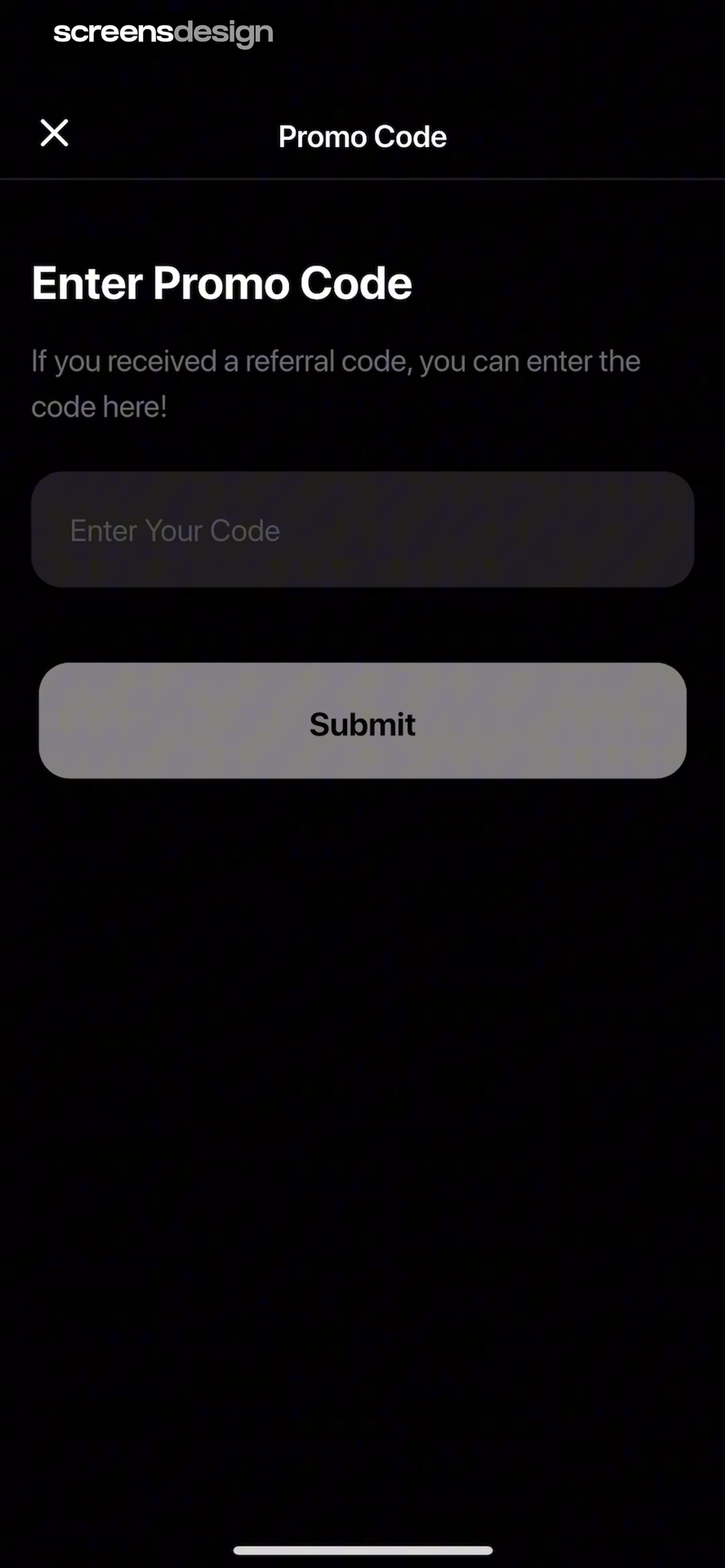 Chat AI: Ask Agent Anything screen showing the helper copy explicitly accepts referral codes, preventing a valid acquisition code from looking unsupported.
