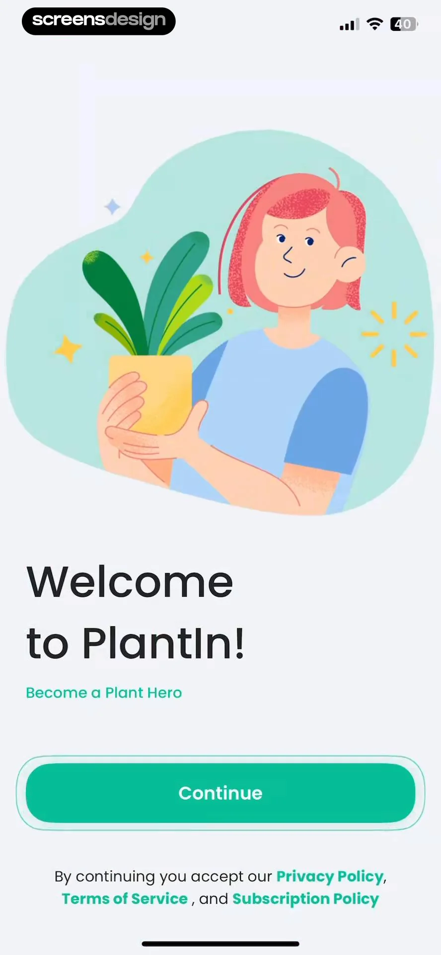PlantIn Plant Identifier・Care ScreensDesign