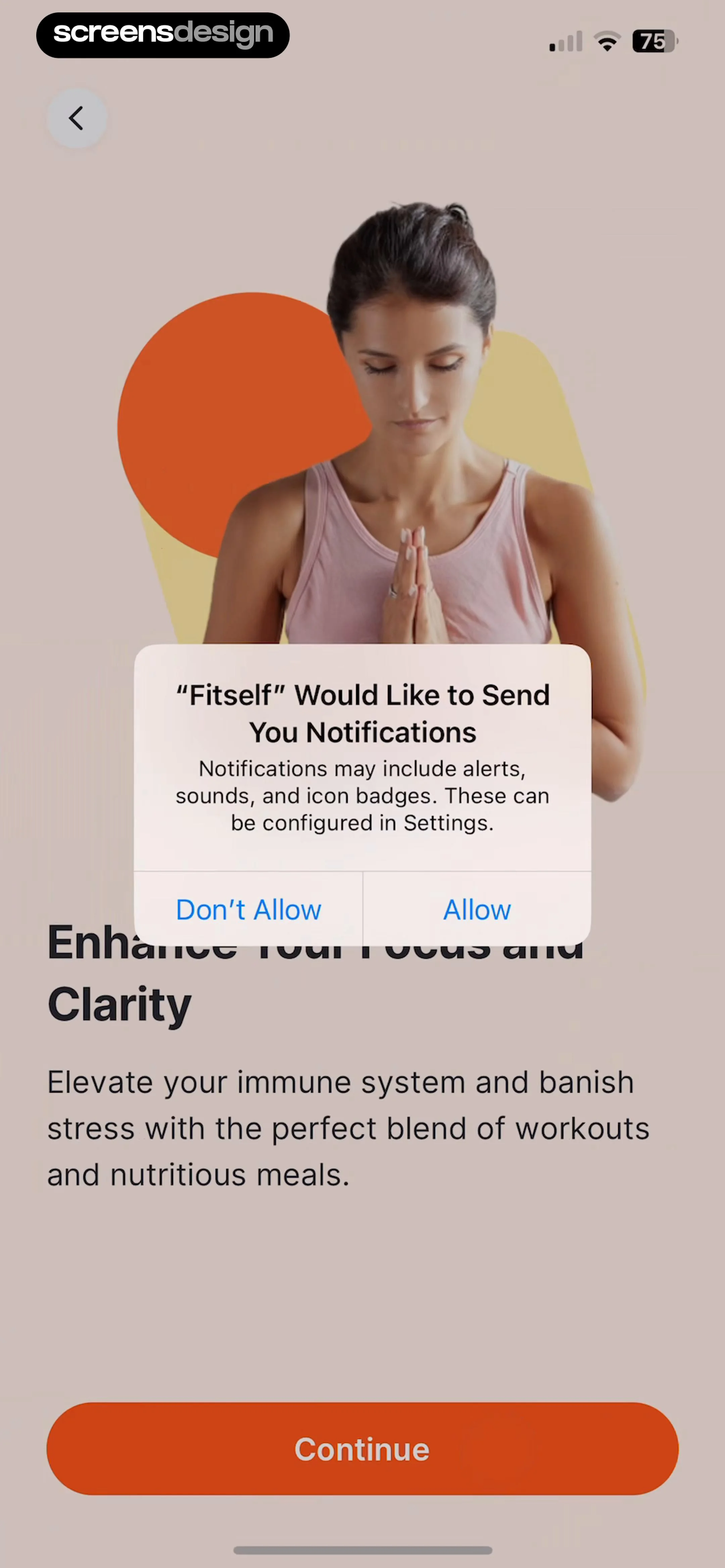 Fitself: Fitness and Fasting screen 8