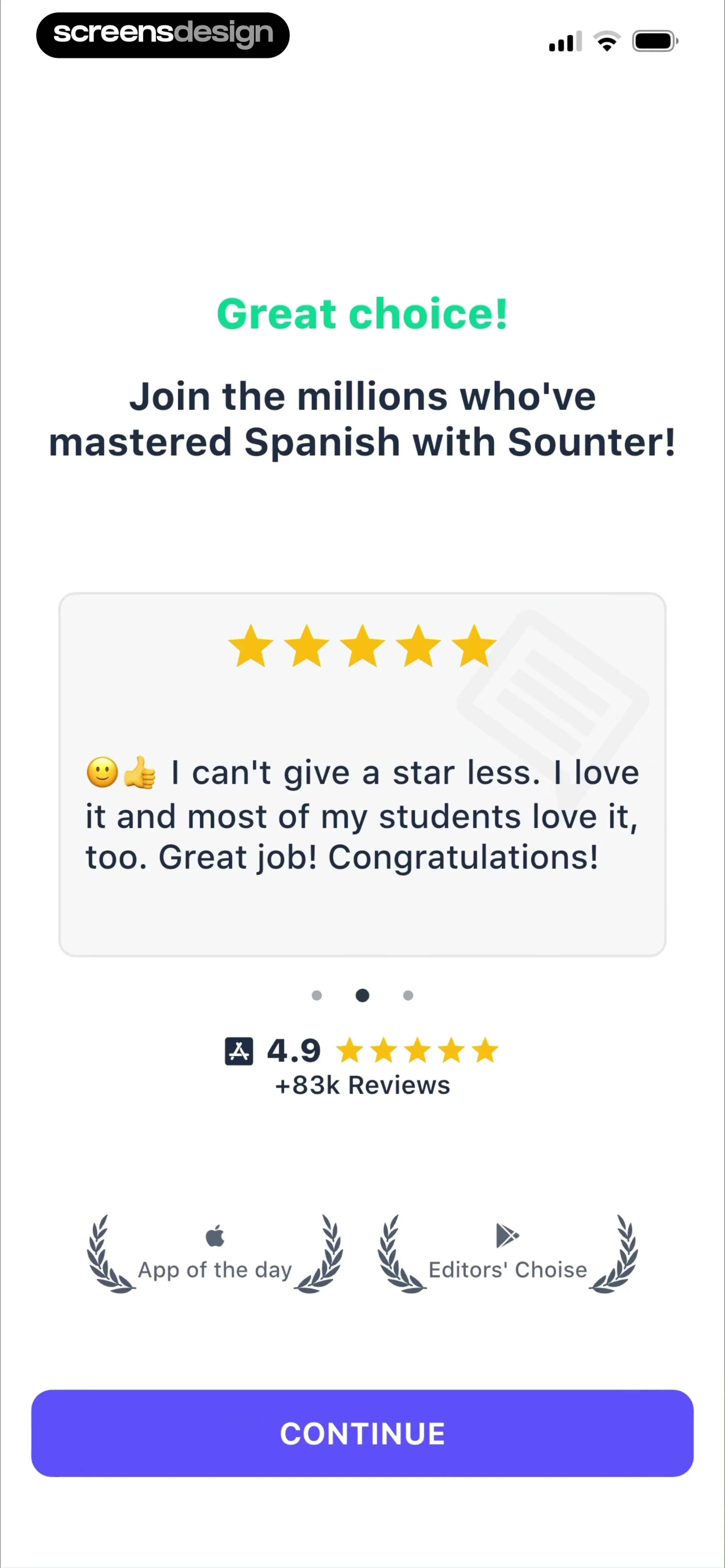 Language Reactor - Sounter screen 4