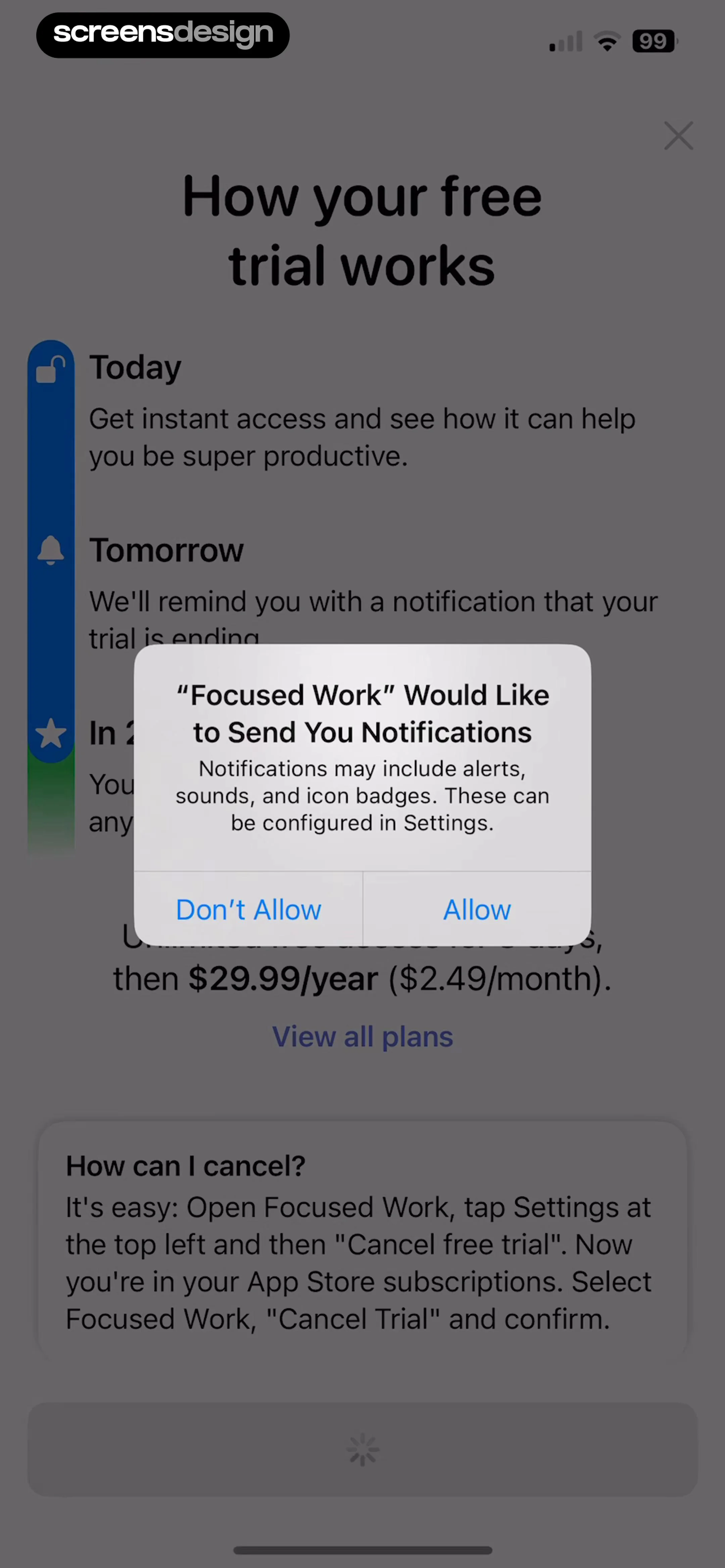 Focused Work - Pomodoro Timer screen 7
