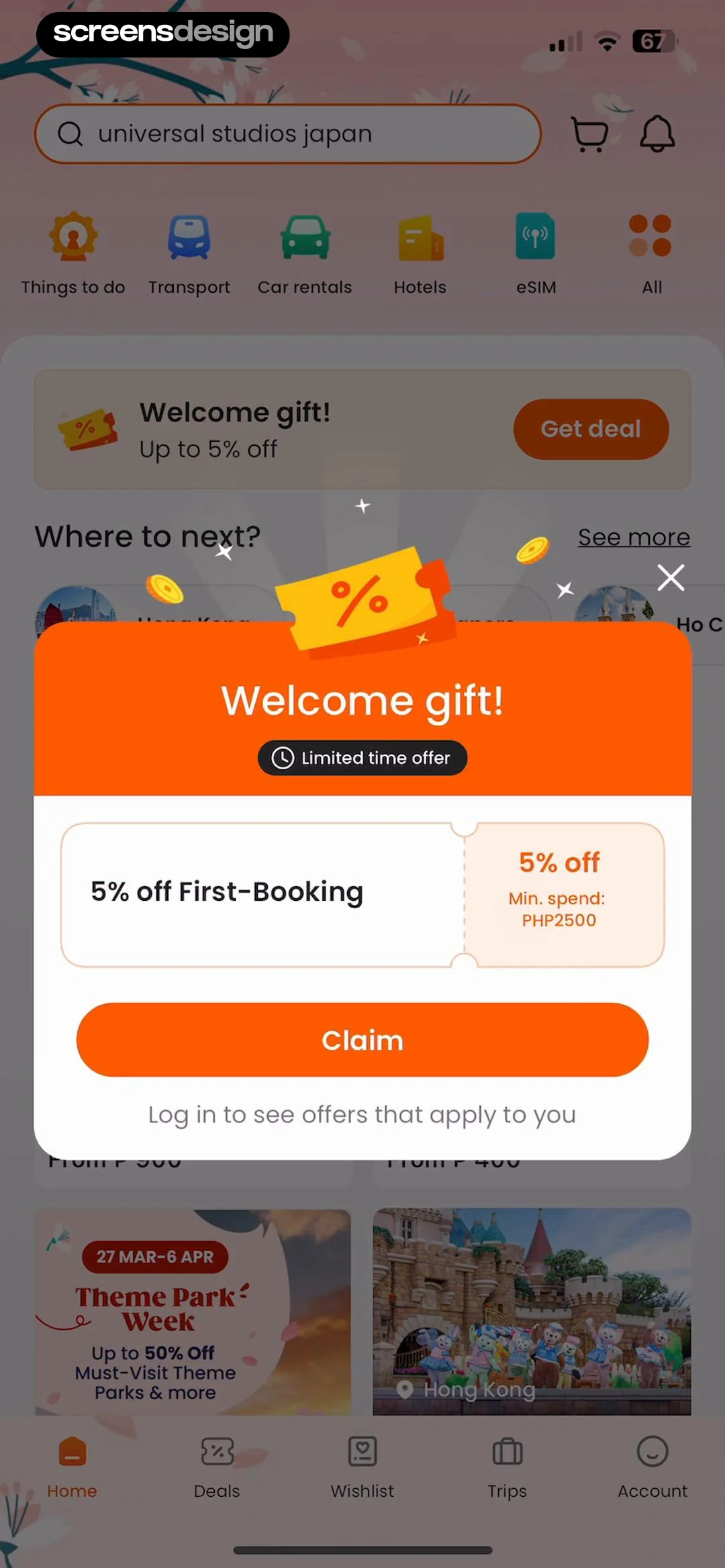 Klook: Travel & Activities screen 6