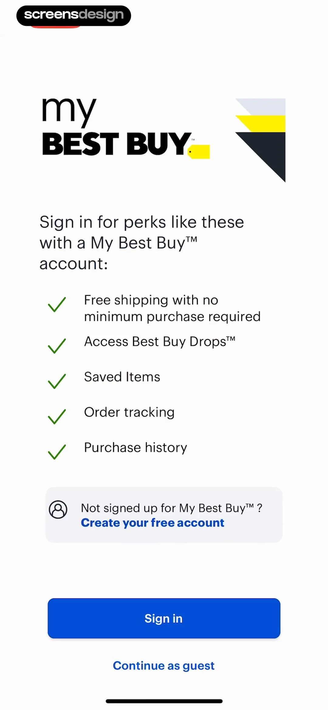 Best Buy: Tech Deals & Savings screen 1