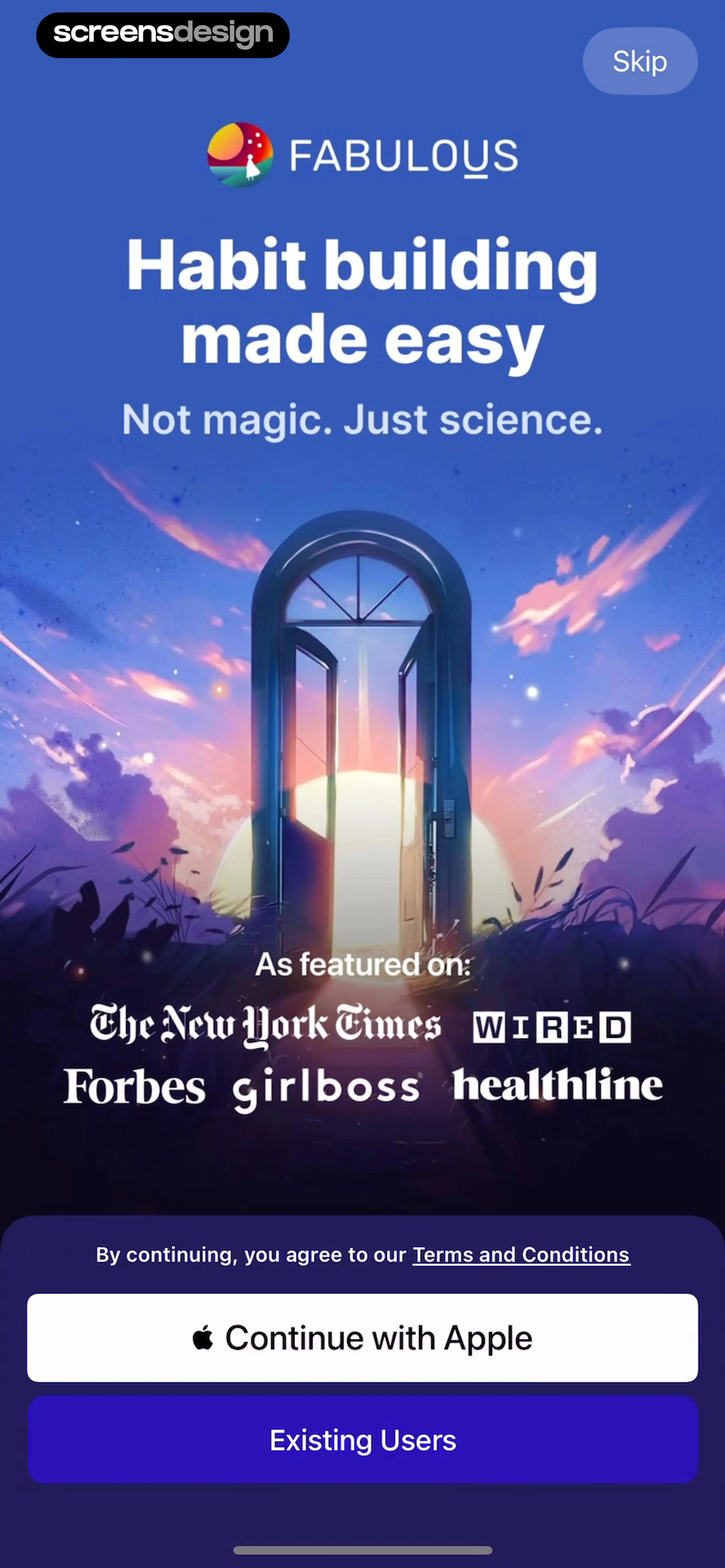 Fabulous — Onboarding 開場