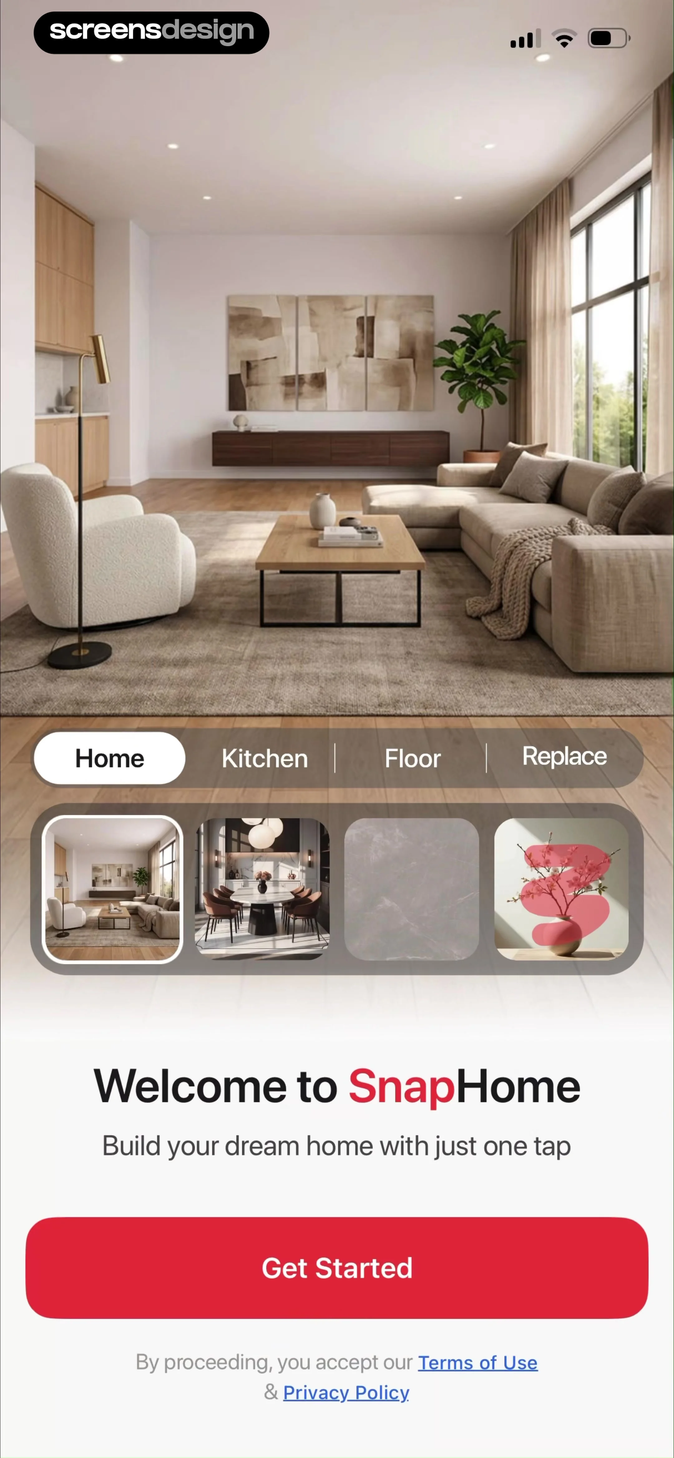 SnapHome: AI Interior Design screen 3