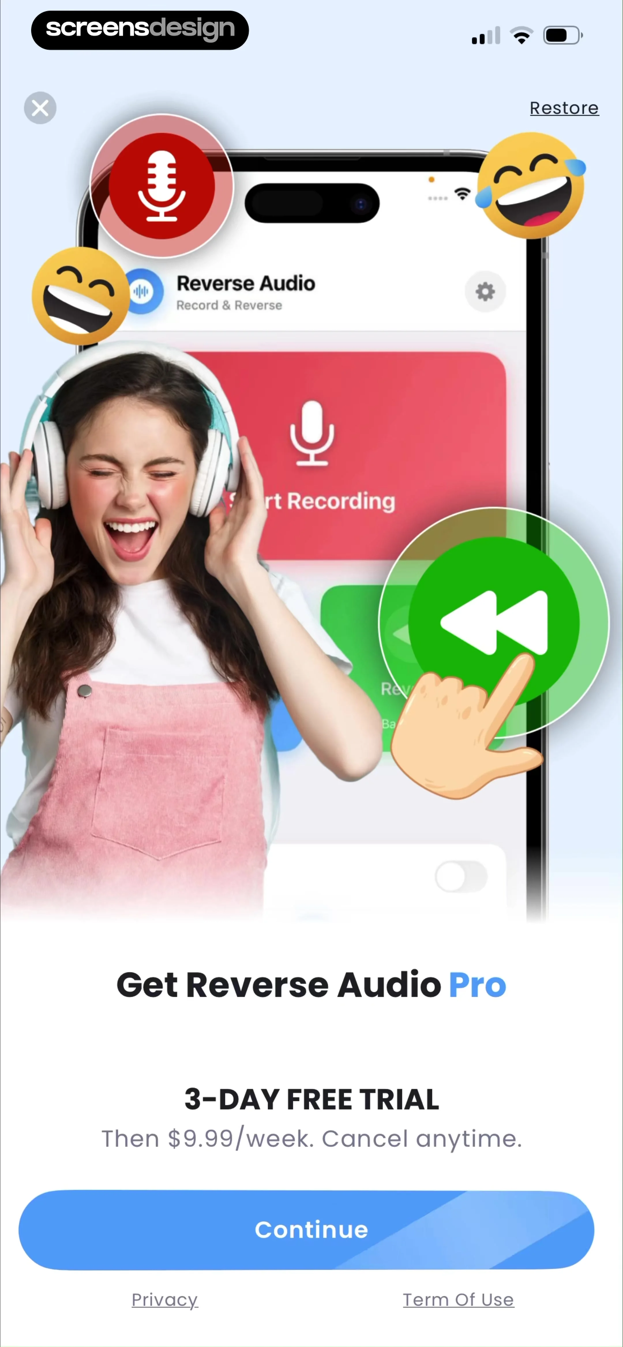 Reverse Audio: Sing Challenge screen 7