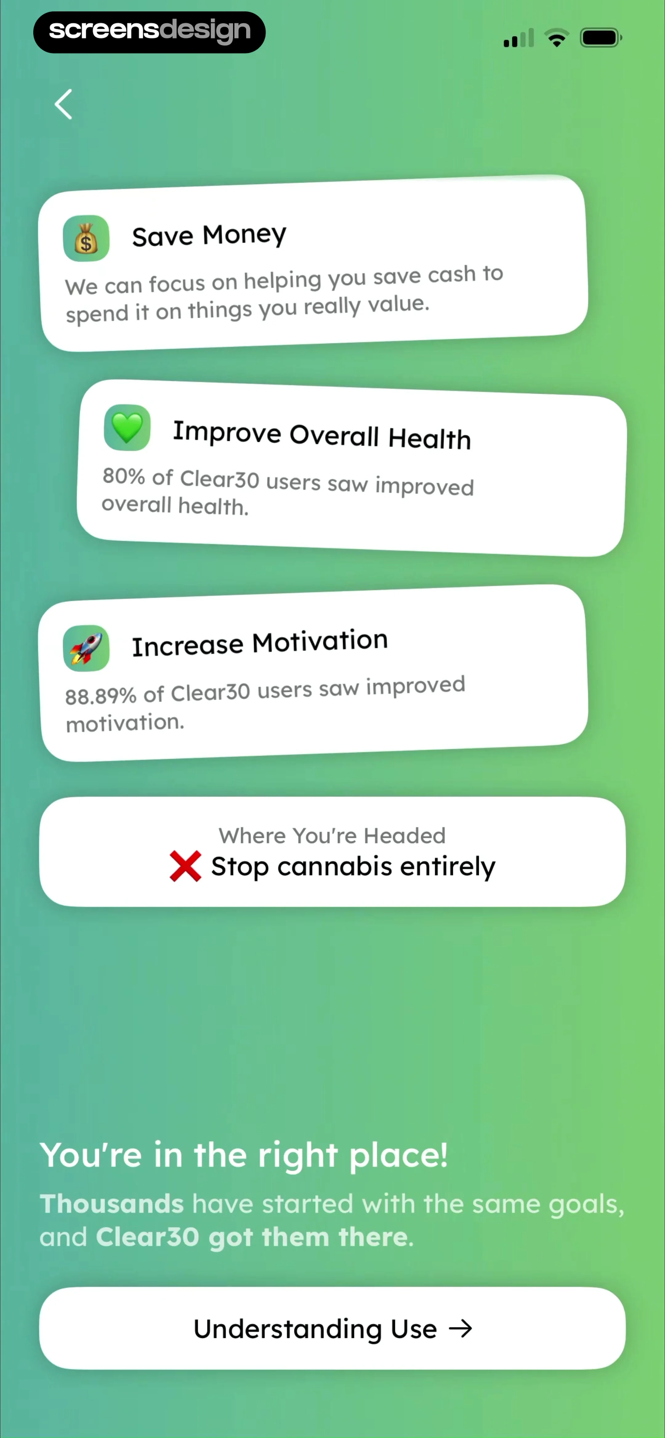 Clear30: Reset From Weed screen 8