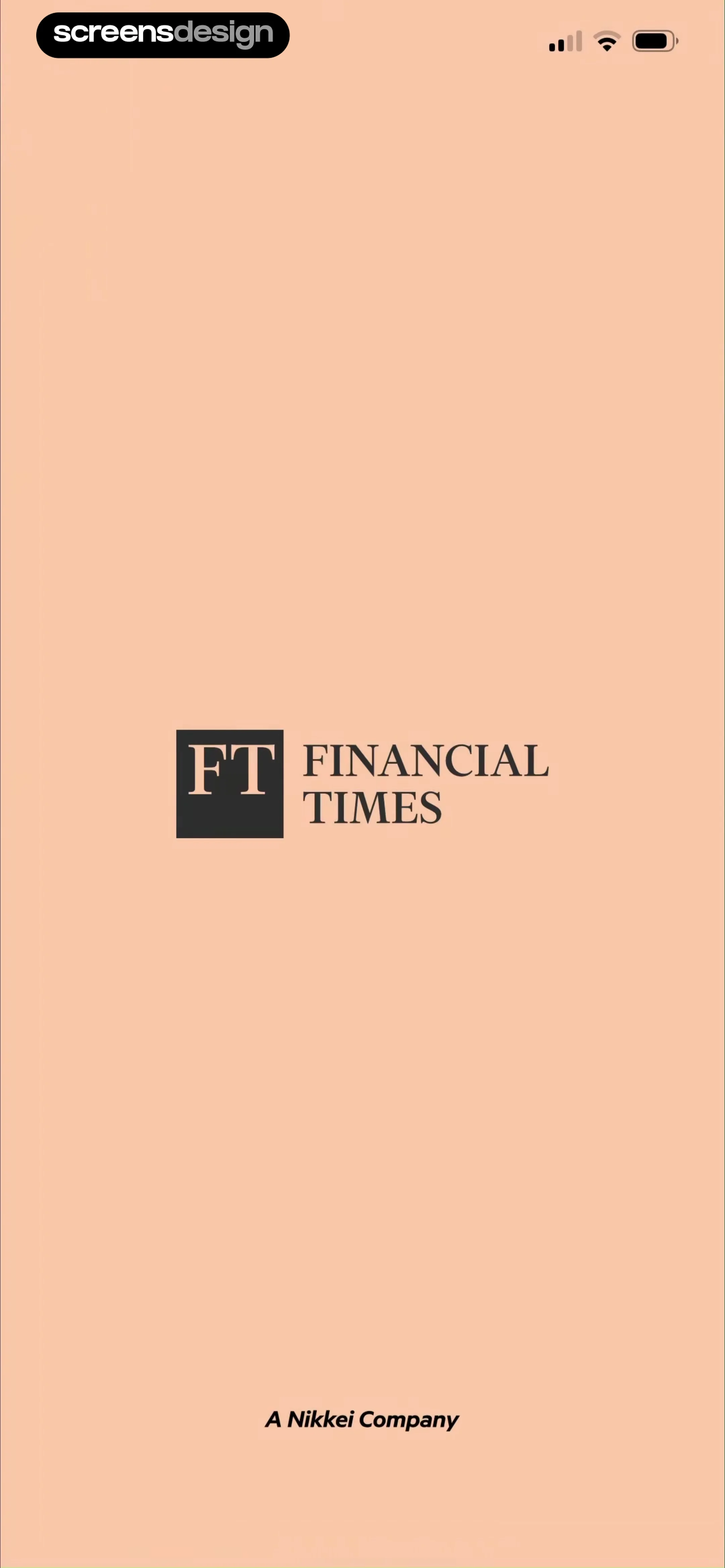 Financial Times: Business News screen 1
