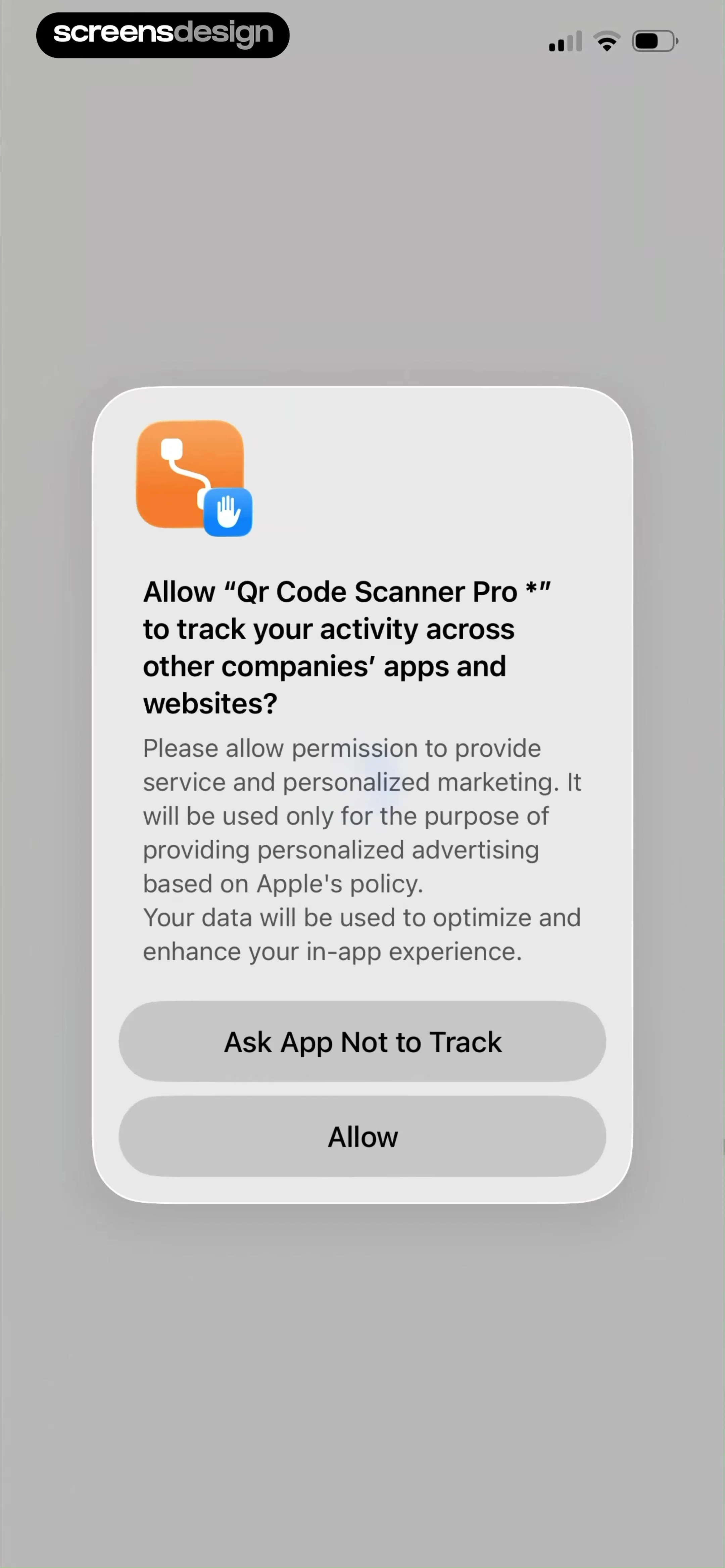 QR Code Scanner Pro * screen 1