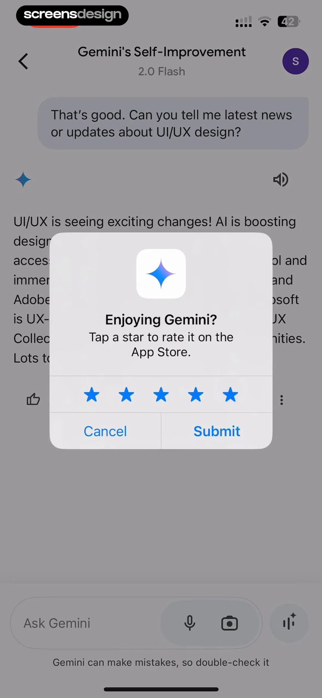 Google Gemini screen 23