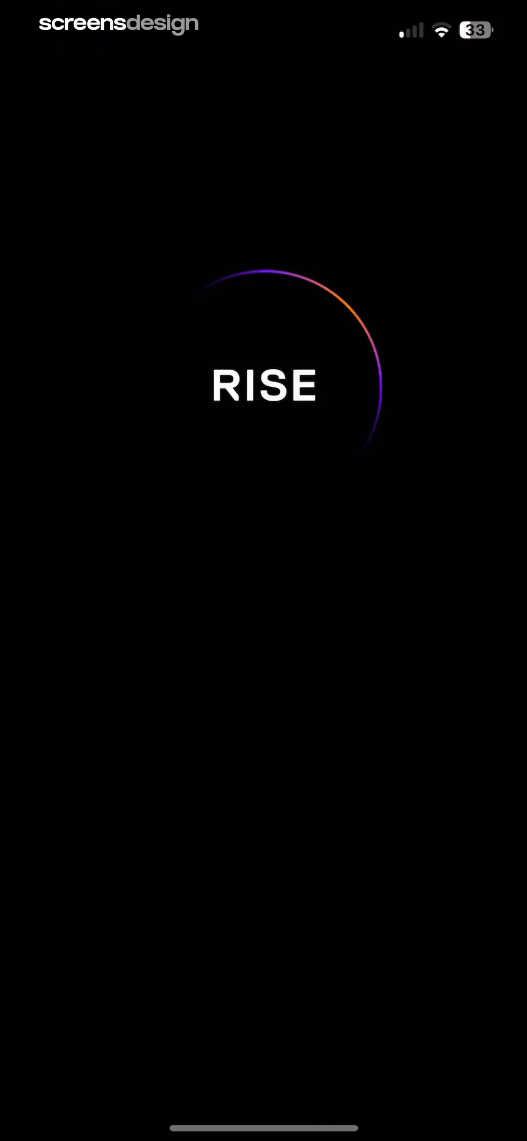 RISE: Sleep Tracker screen 1