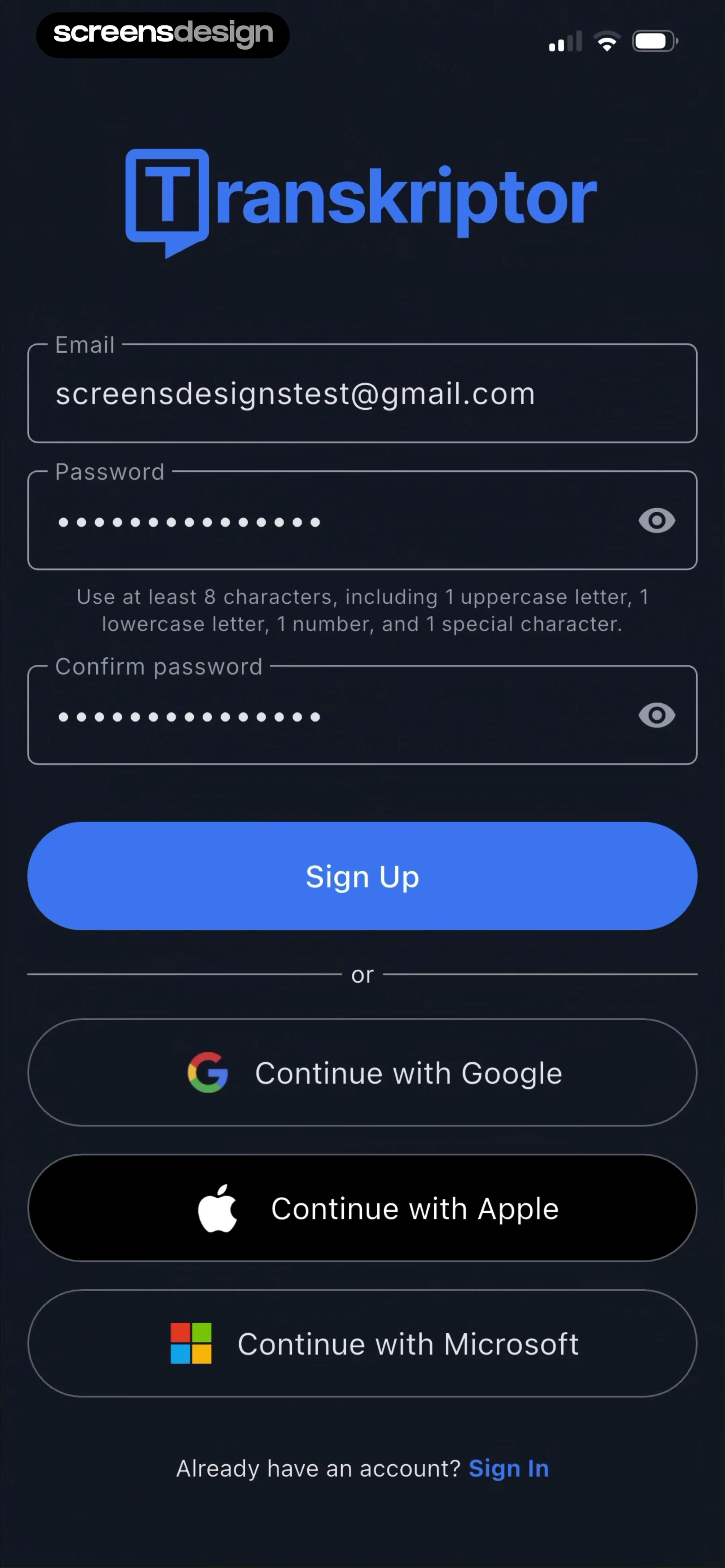 Transkriptor - Speech to Text screen 5