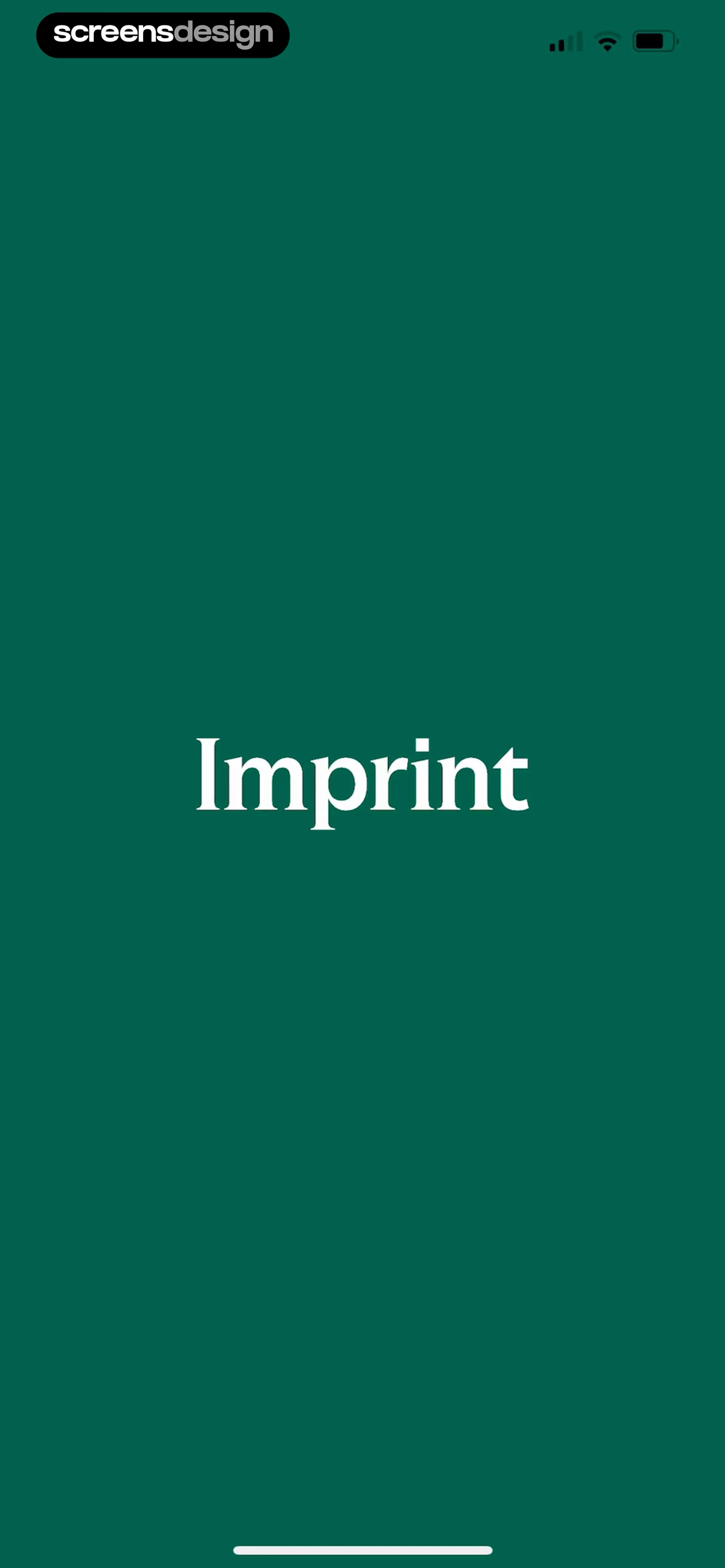 Imprint: Visual Micro Learning screen 1
