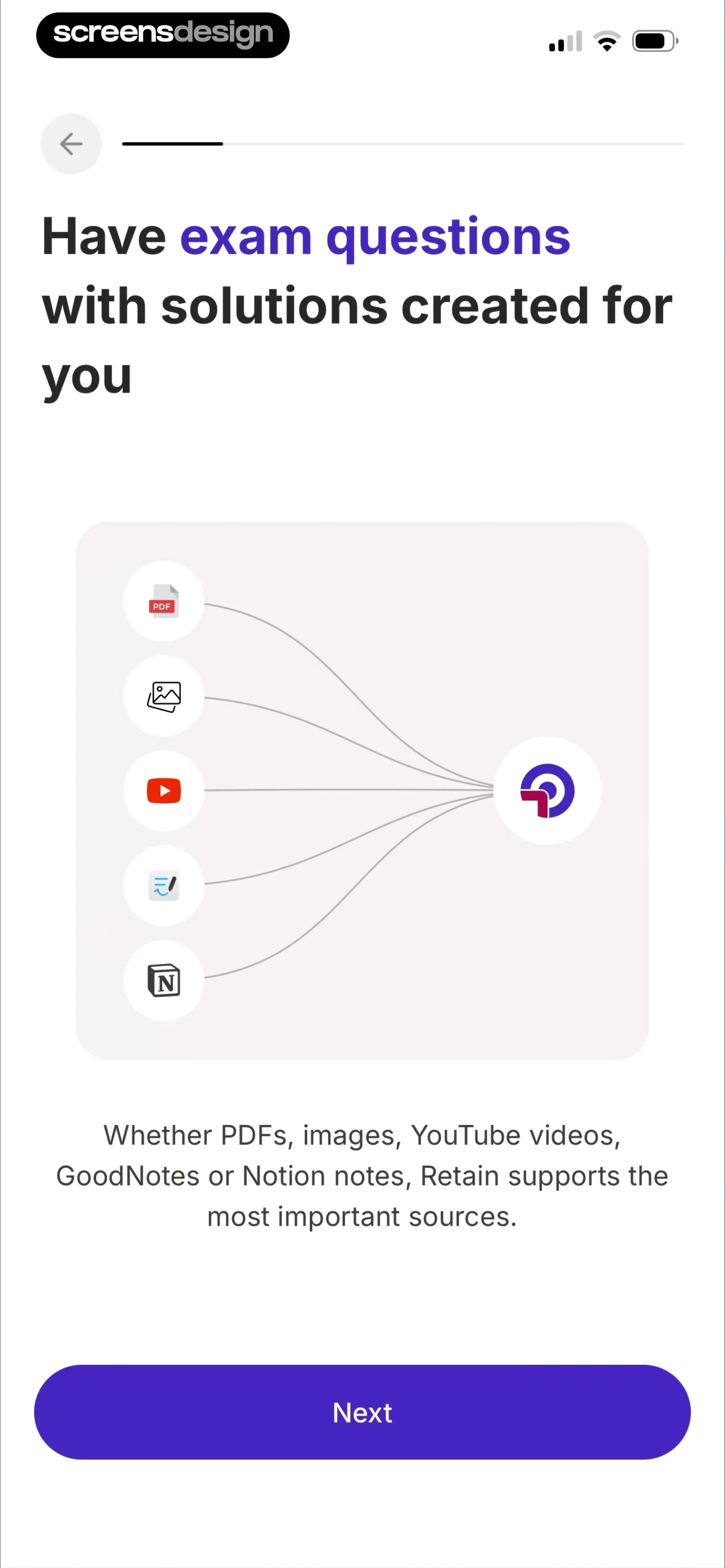 Retain Cards: AI Flashcards screen 5