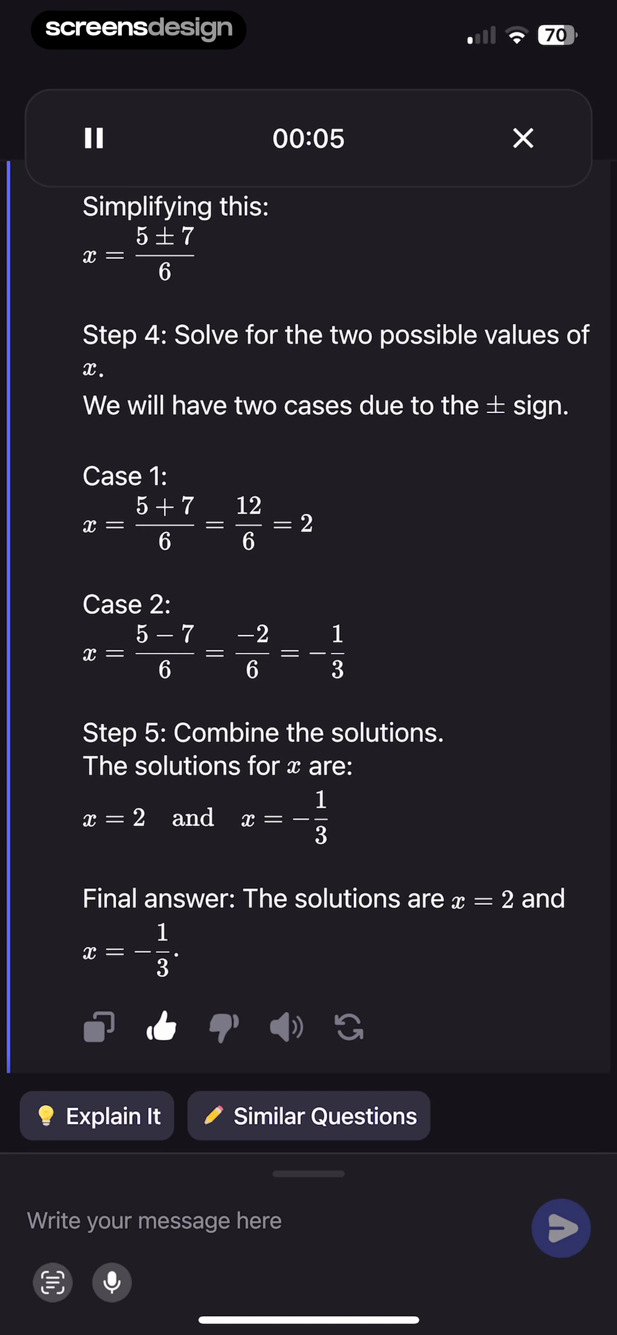 Nerd AI - Math Problem Solver screen 22
