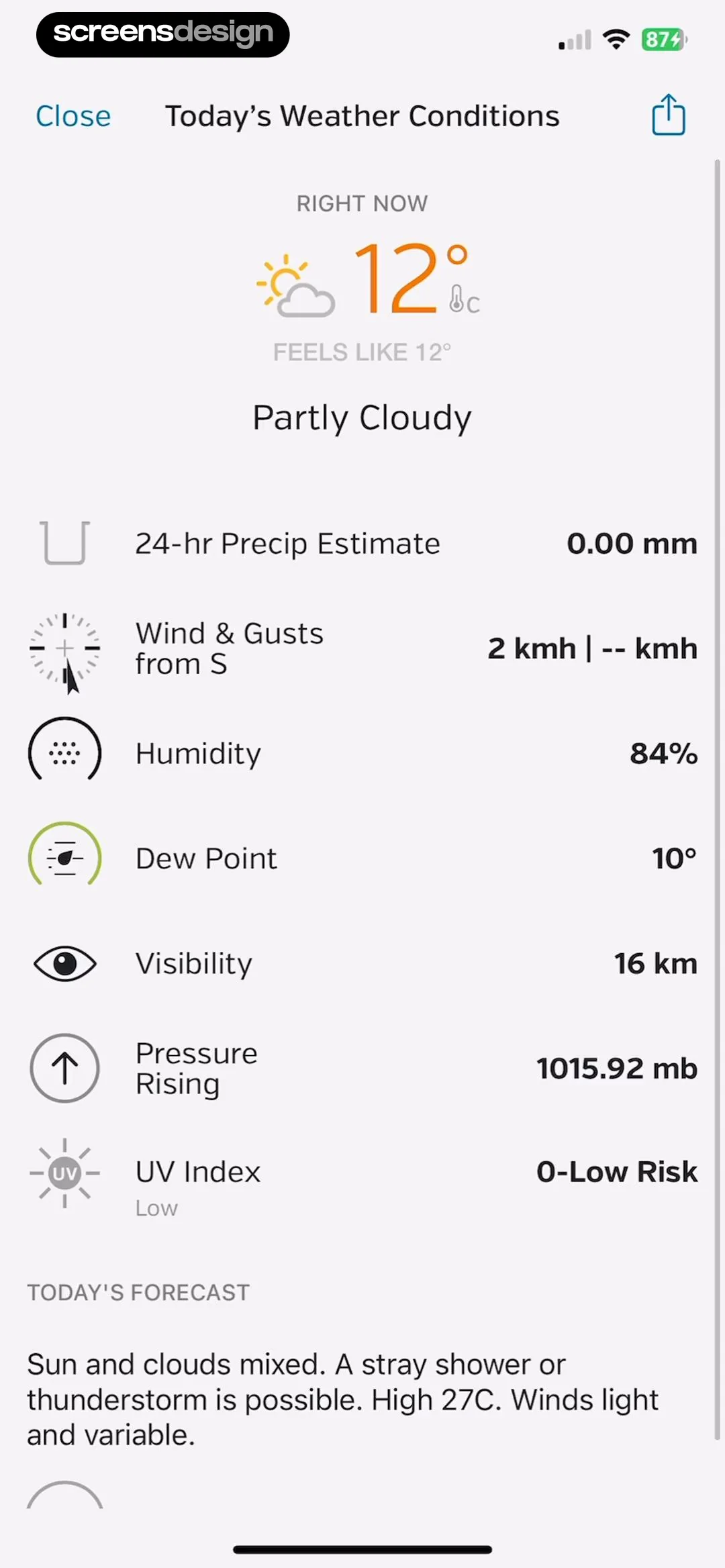 Weather Underground: Local Map screen 8