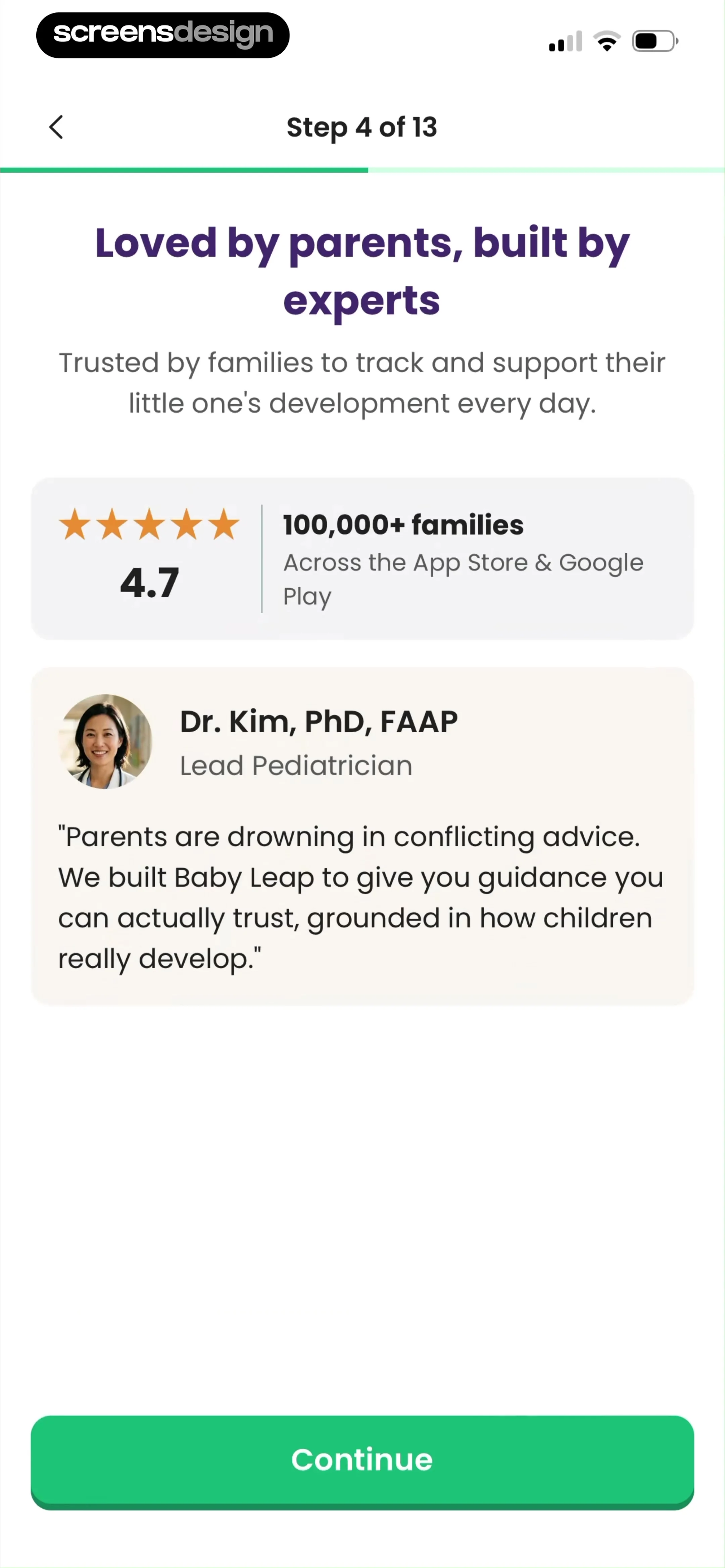 Baby Leap: Milestone Tracker screen 8
