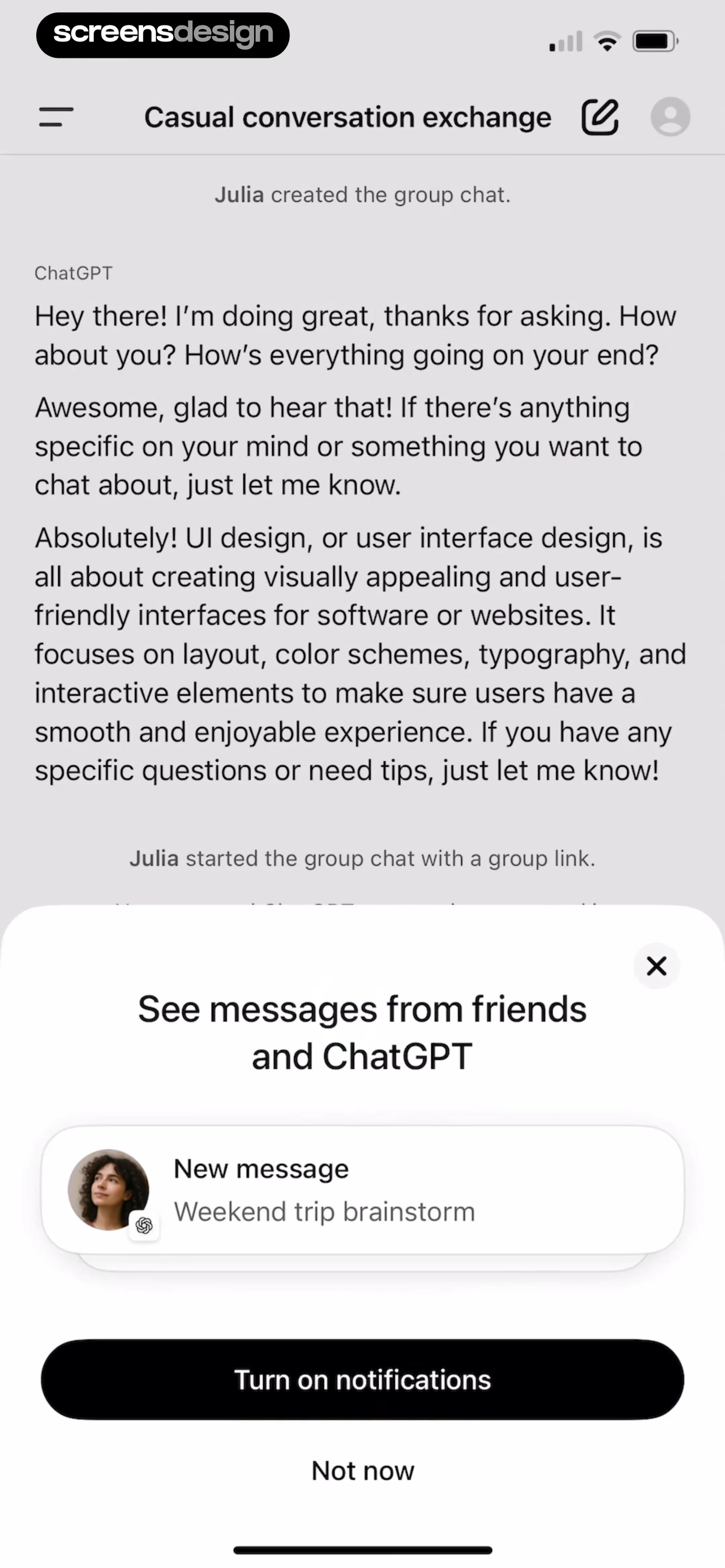 ChatGPT screen 46