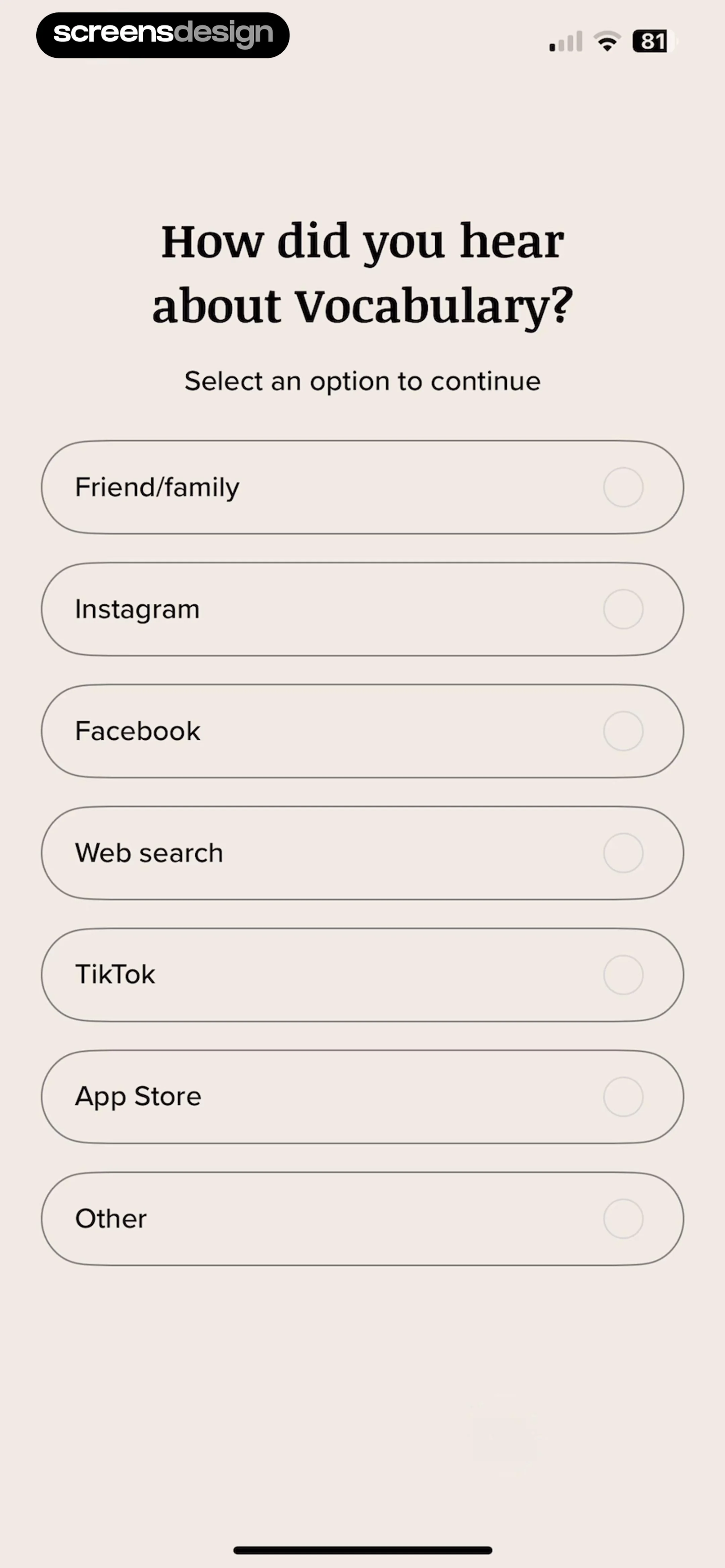 Vocabulary - Learn words daily screen 3