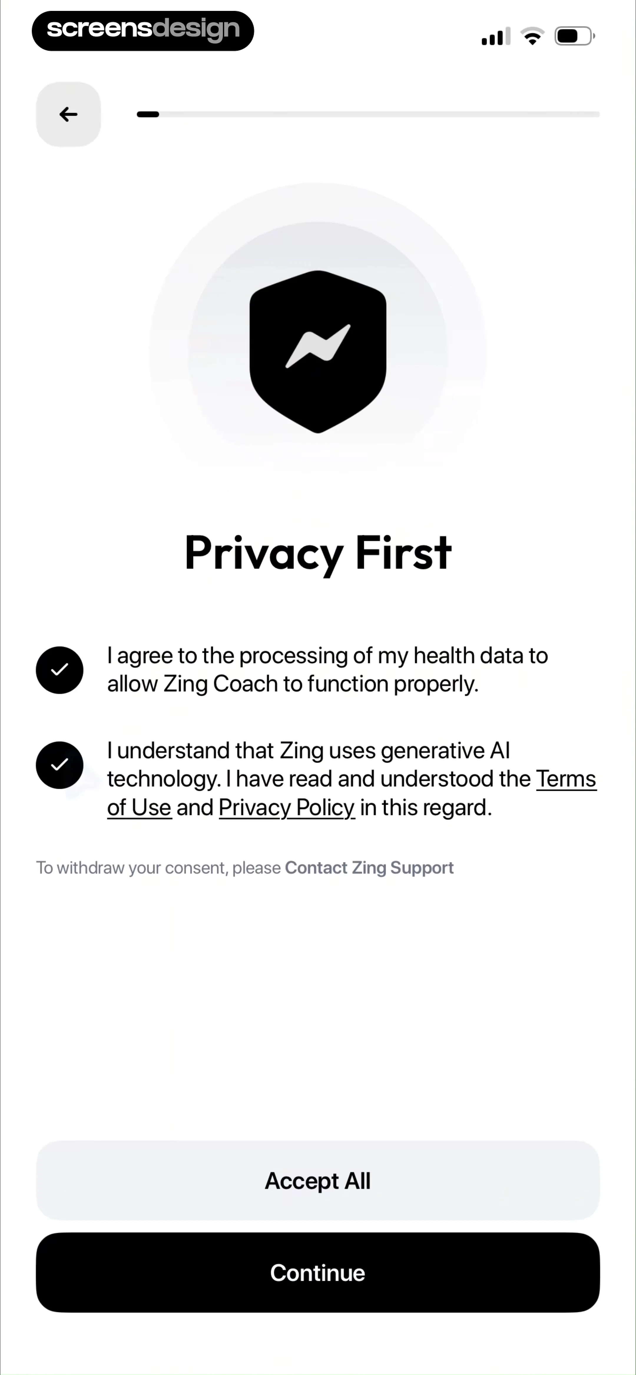 Zing AI: Home & Gym Workouts screen 5