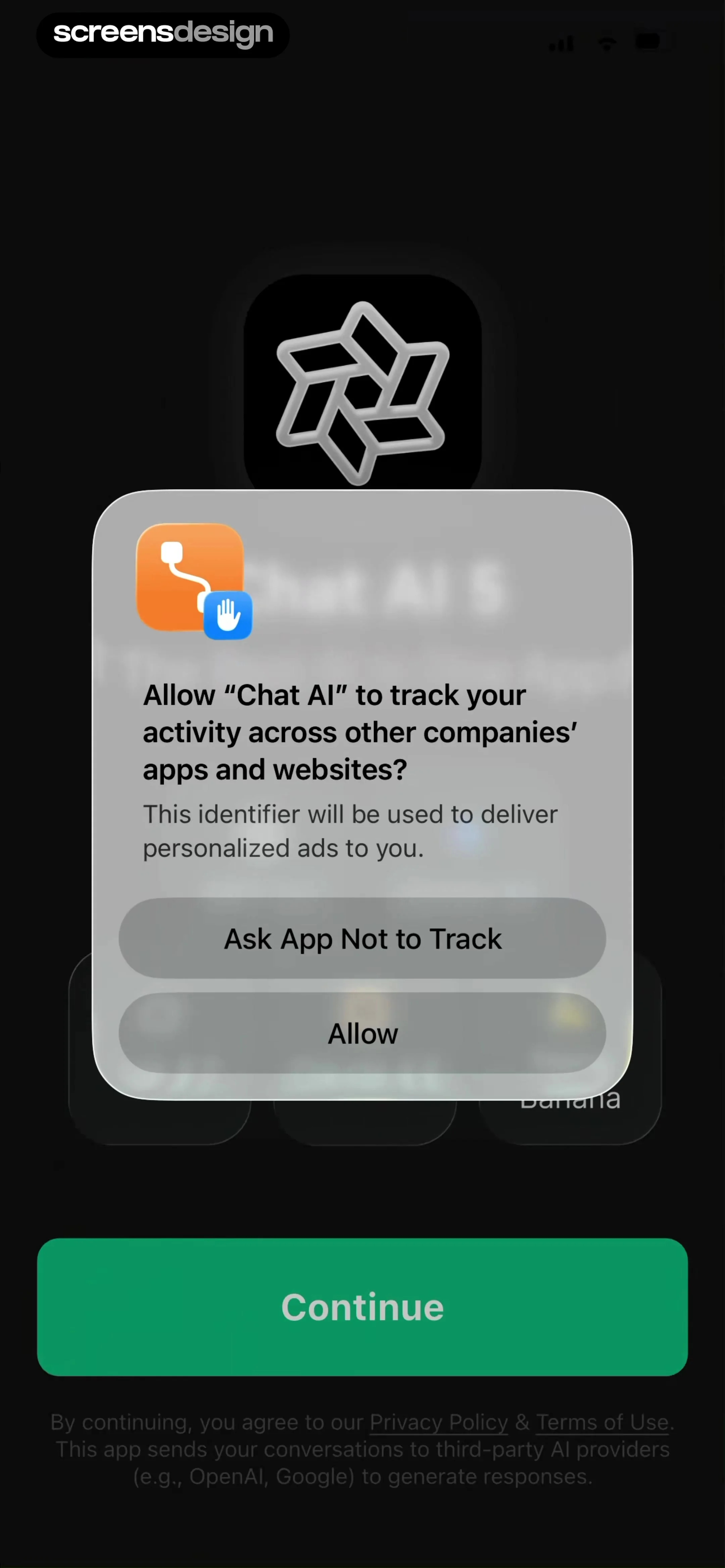 Chat AI 5: AI Agent & Video screen 1