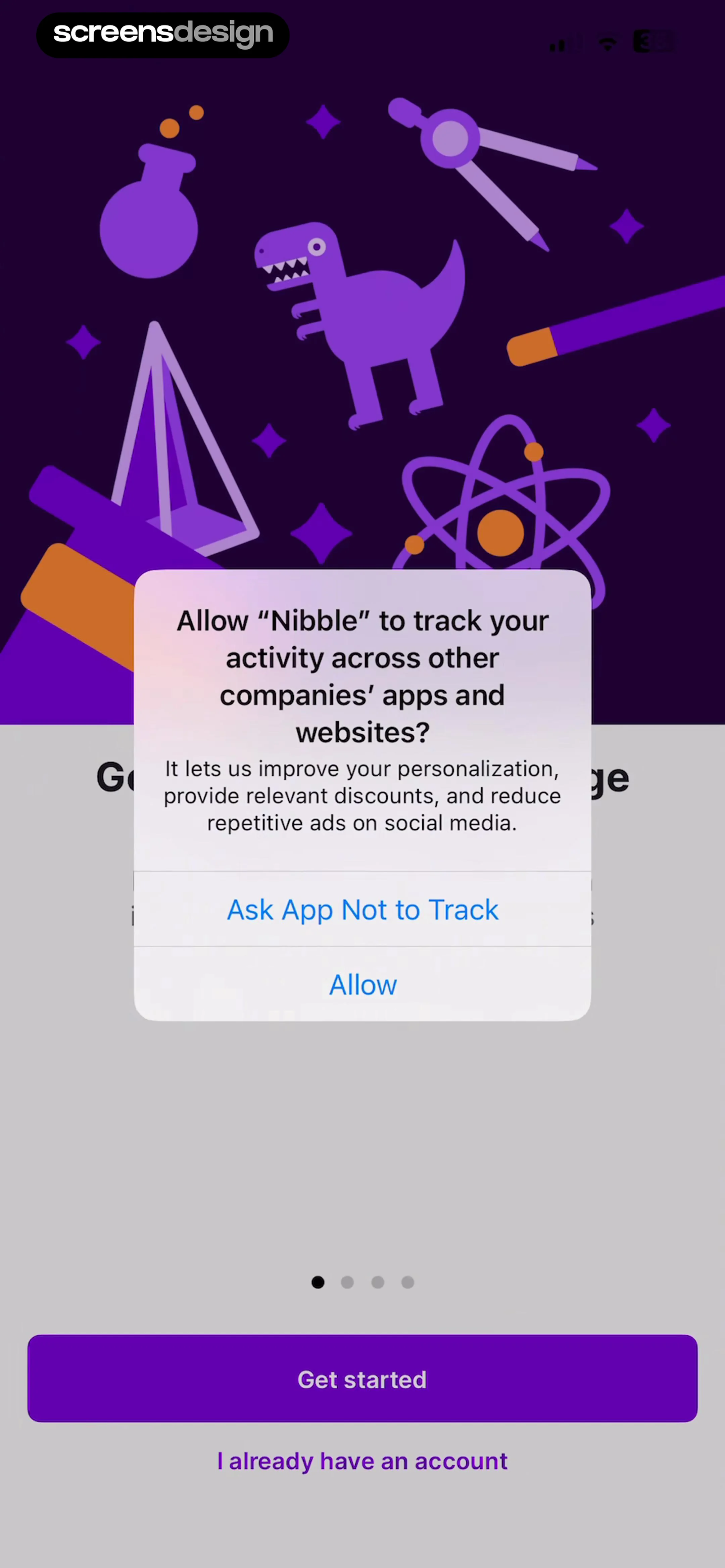 Nibble: Daily Learning & Quiz screen 2