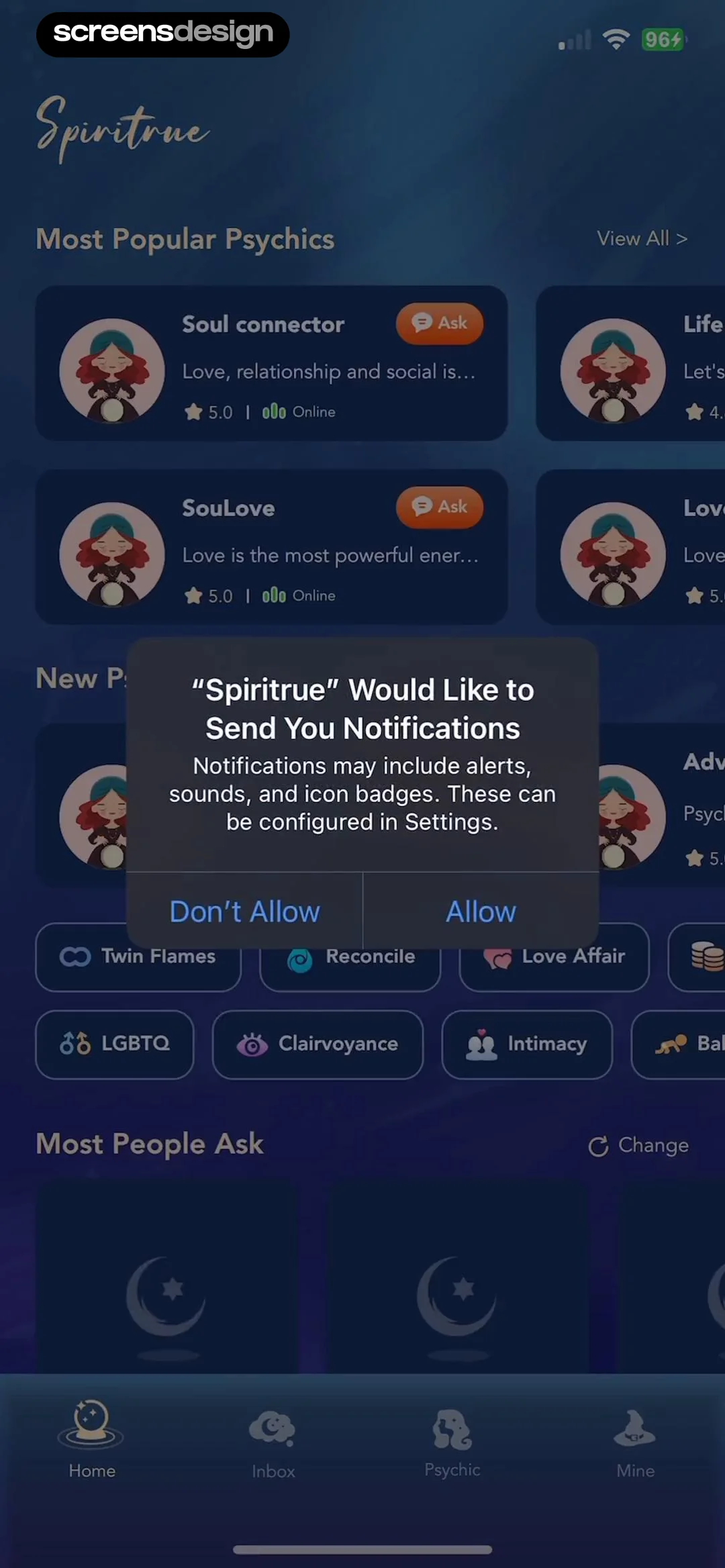 Spiritrue: Psychic Reading screen 3