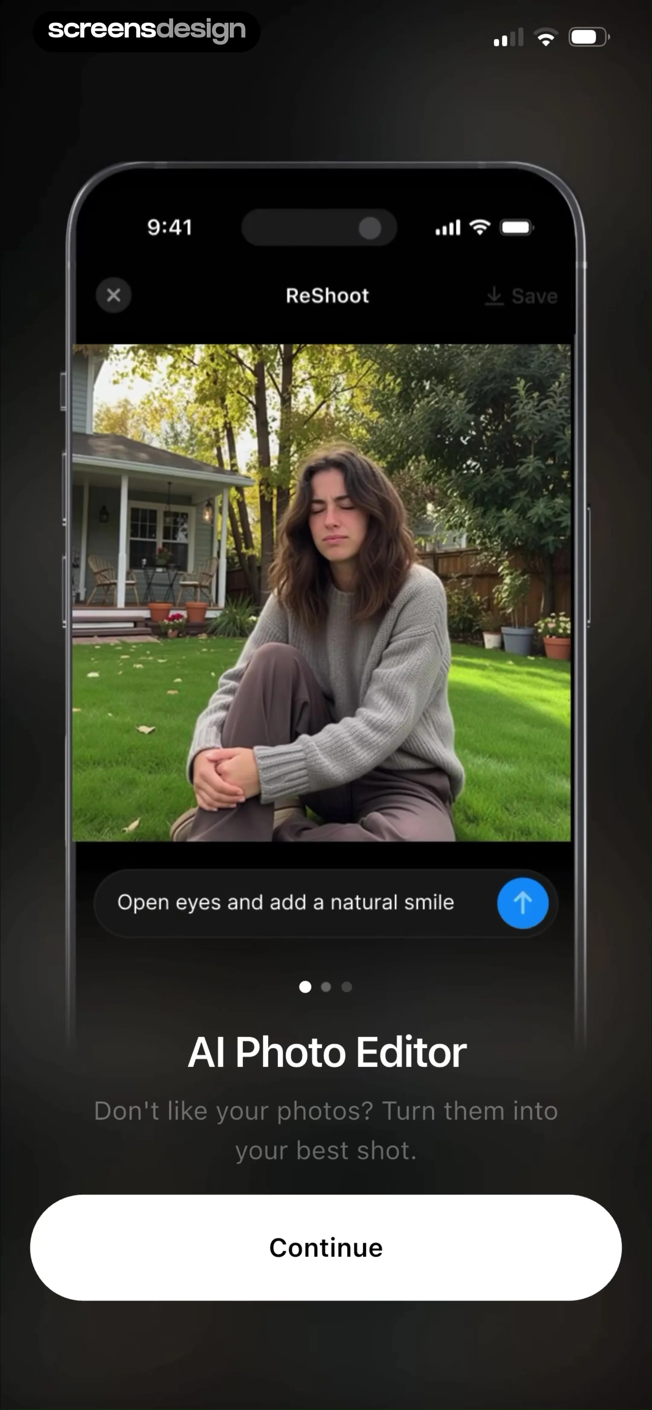 ReShoot: AI Photos & Edits screen 3