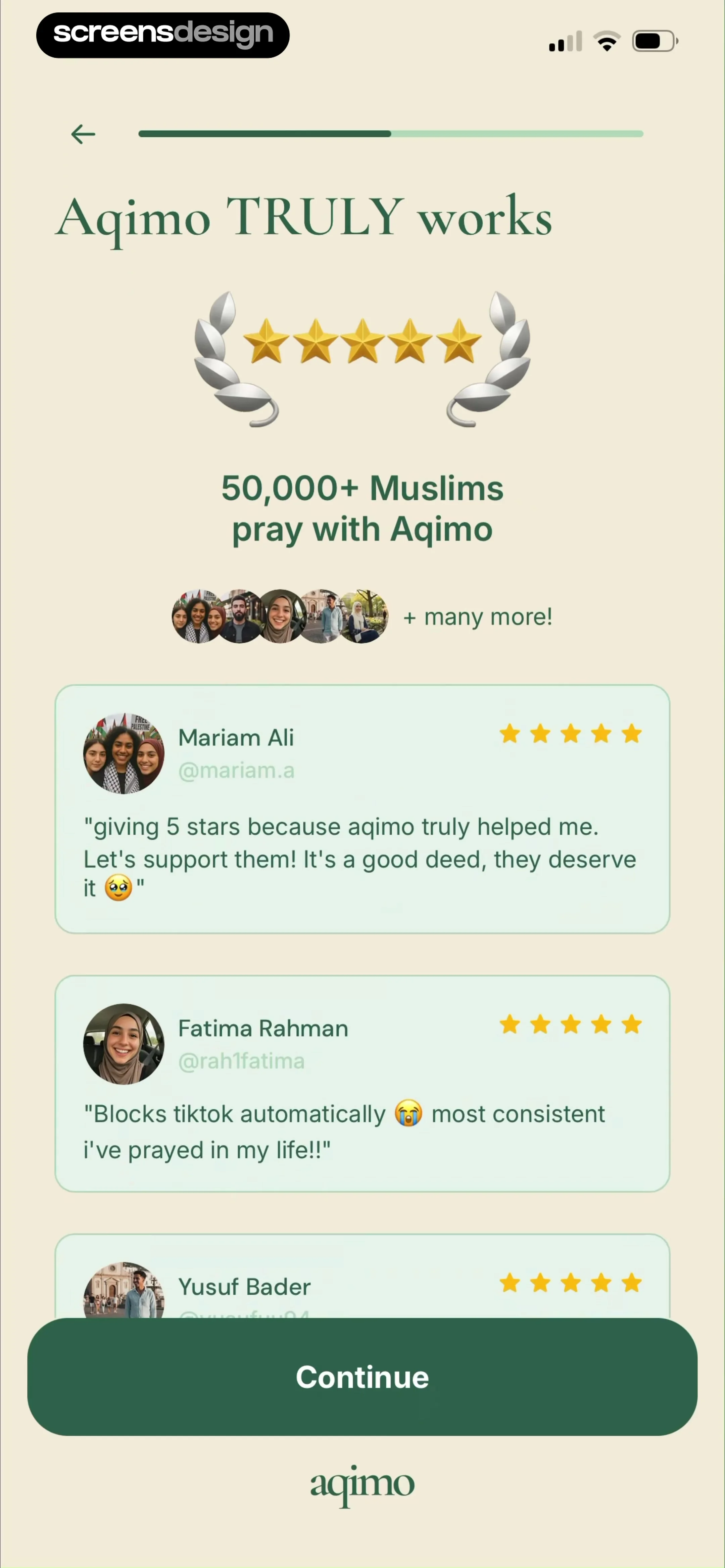 Aqimo: Salah Focus screen 5