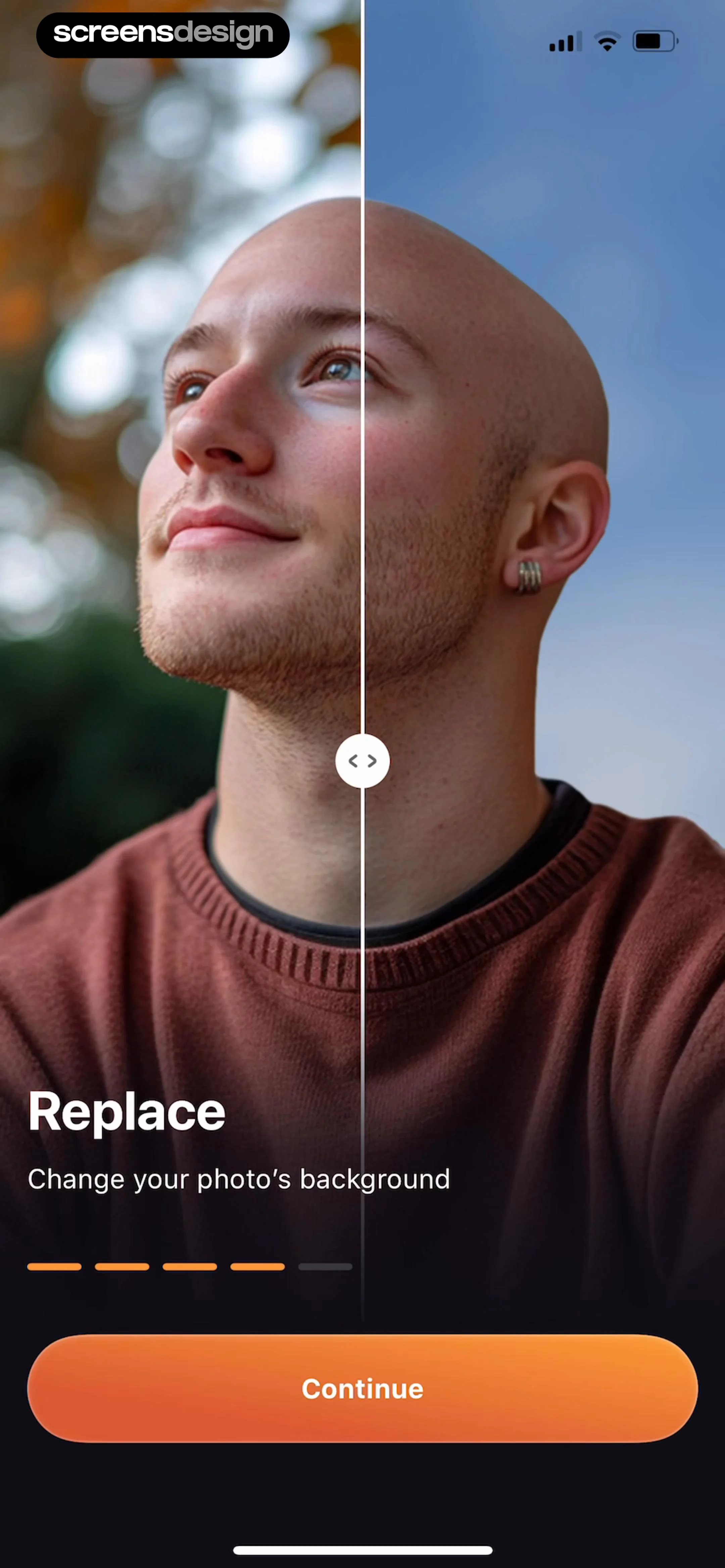 AI Photo Editor: Lynsify replay screen