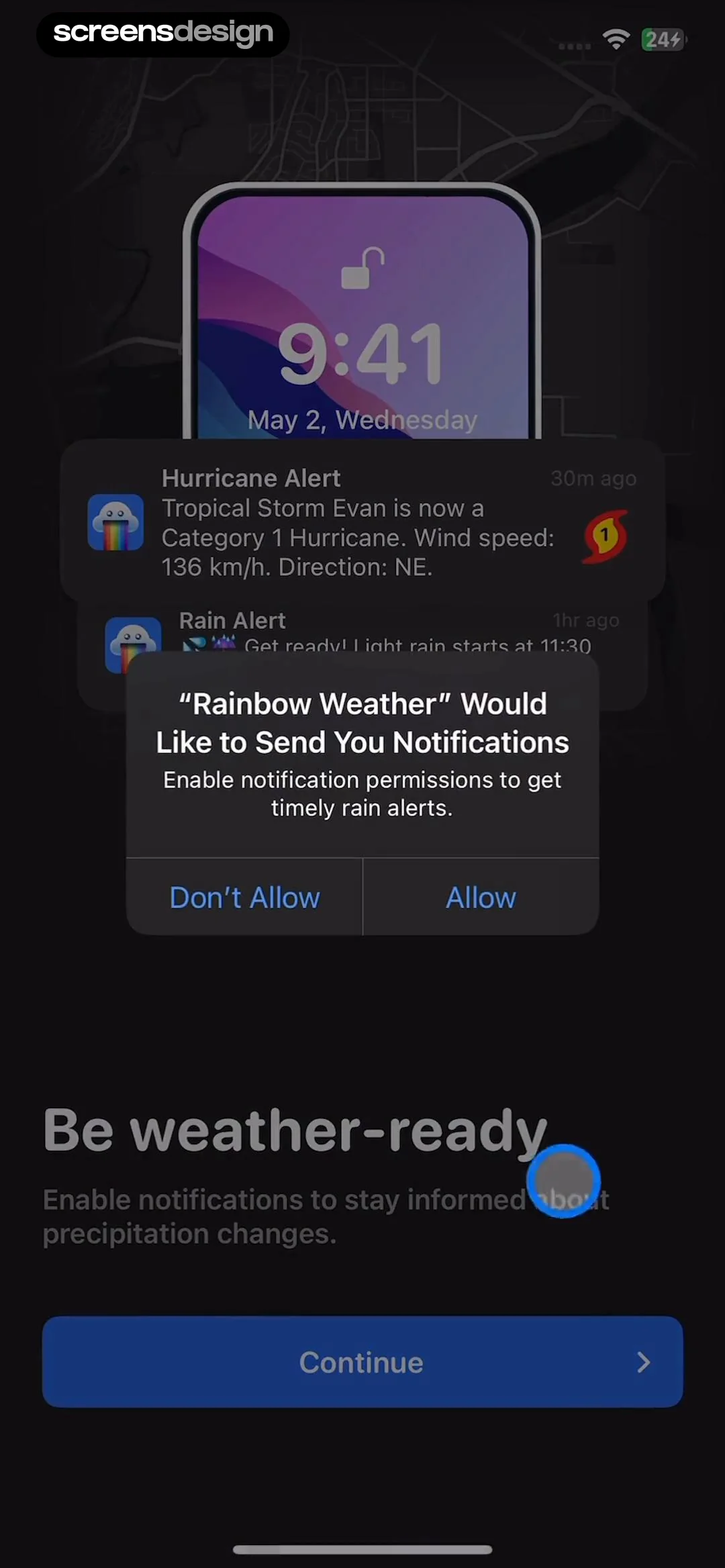 Rainbow AI: Weather Radar screen 5