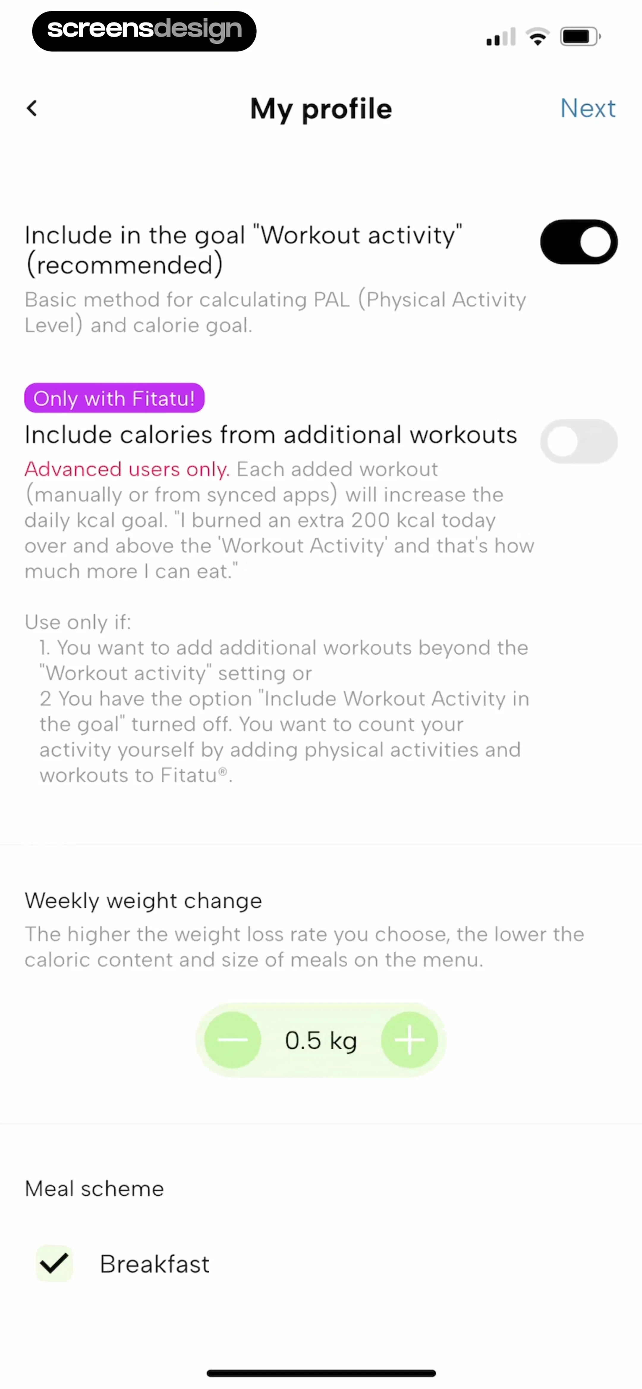 Fitatu AI Calorie Counter screen 7
