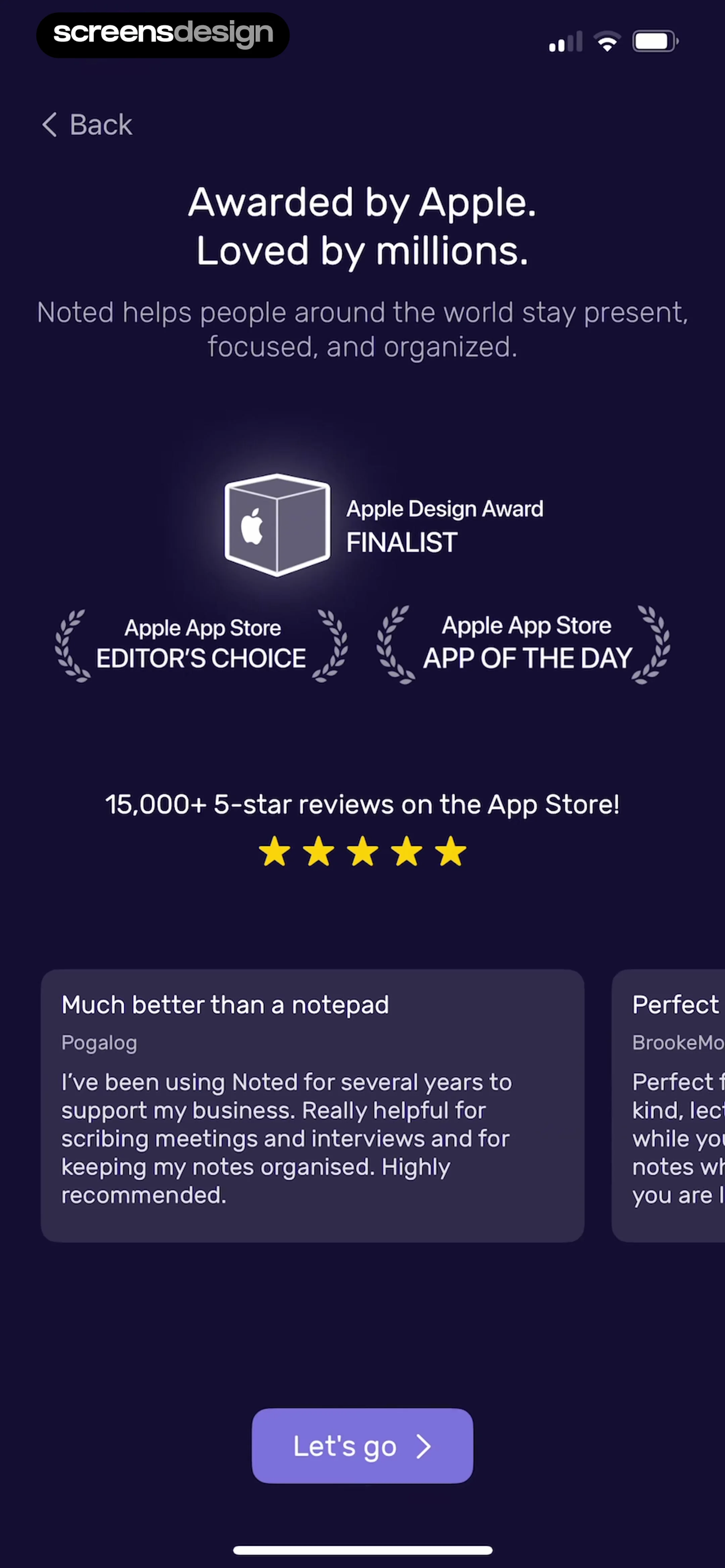 Noted: Record & AI Transcribe screen 5
