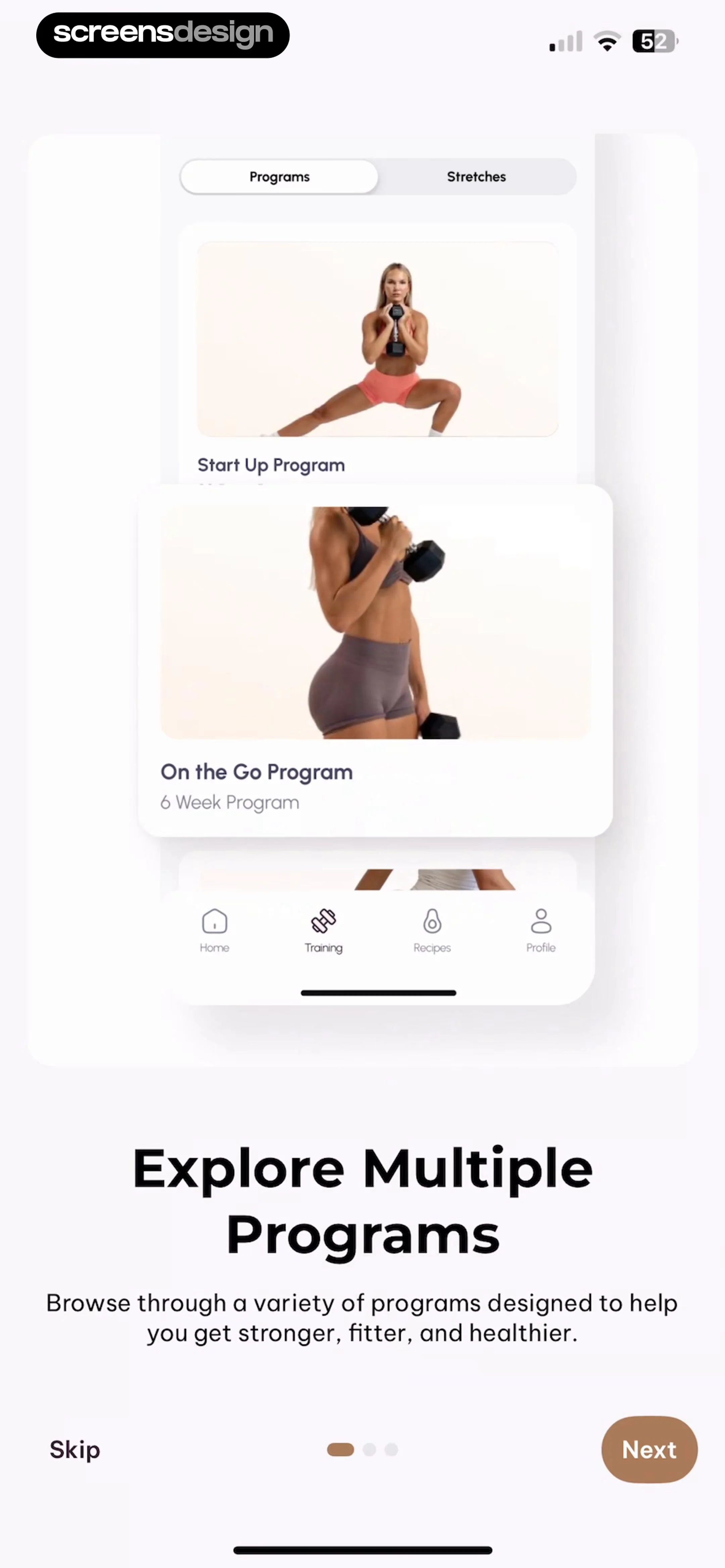 RareBody screen 2