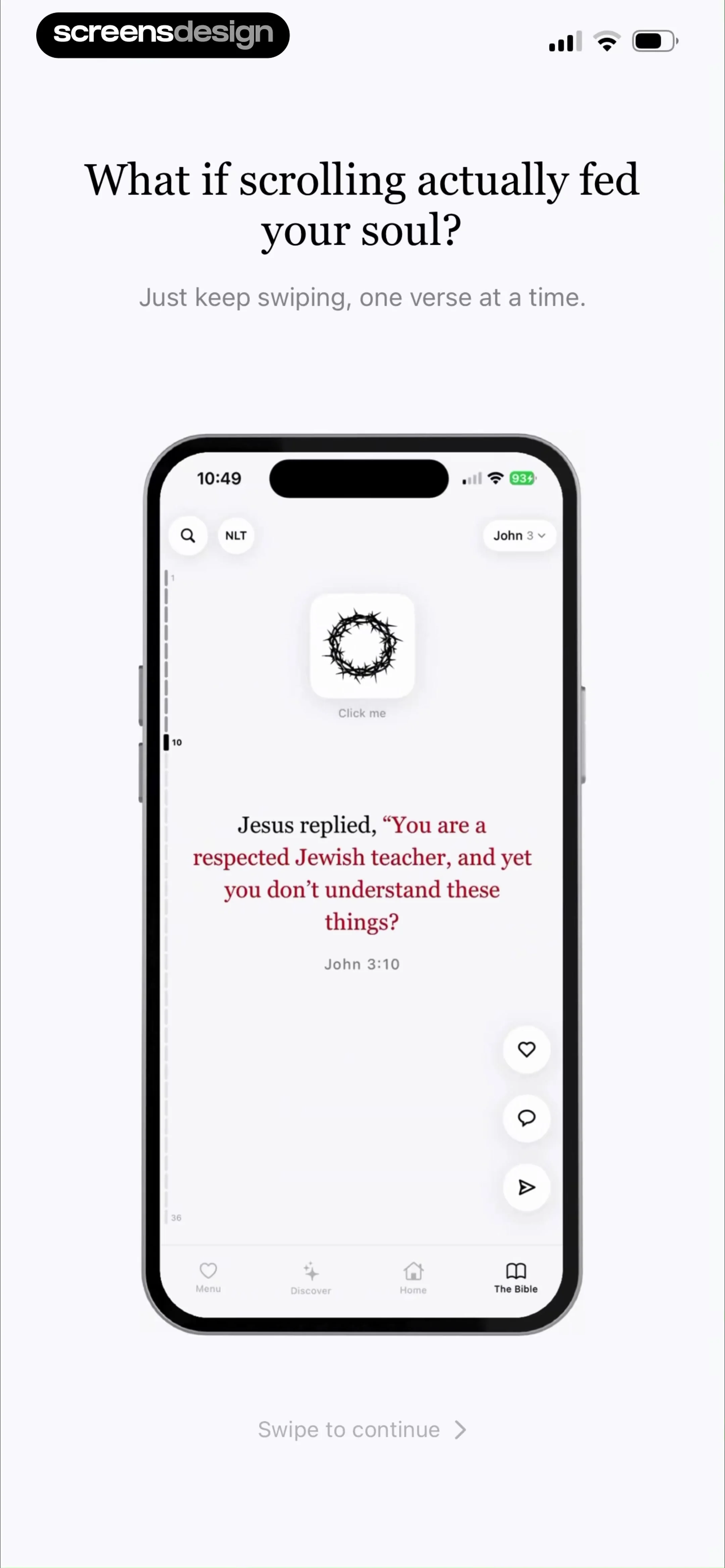Scroll The Bible screen 3