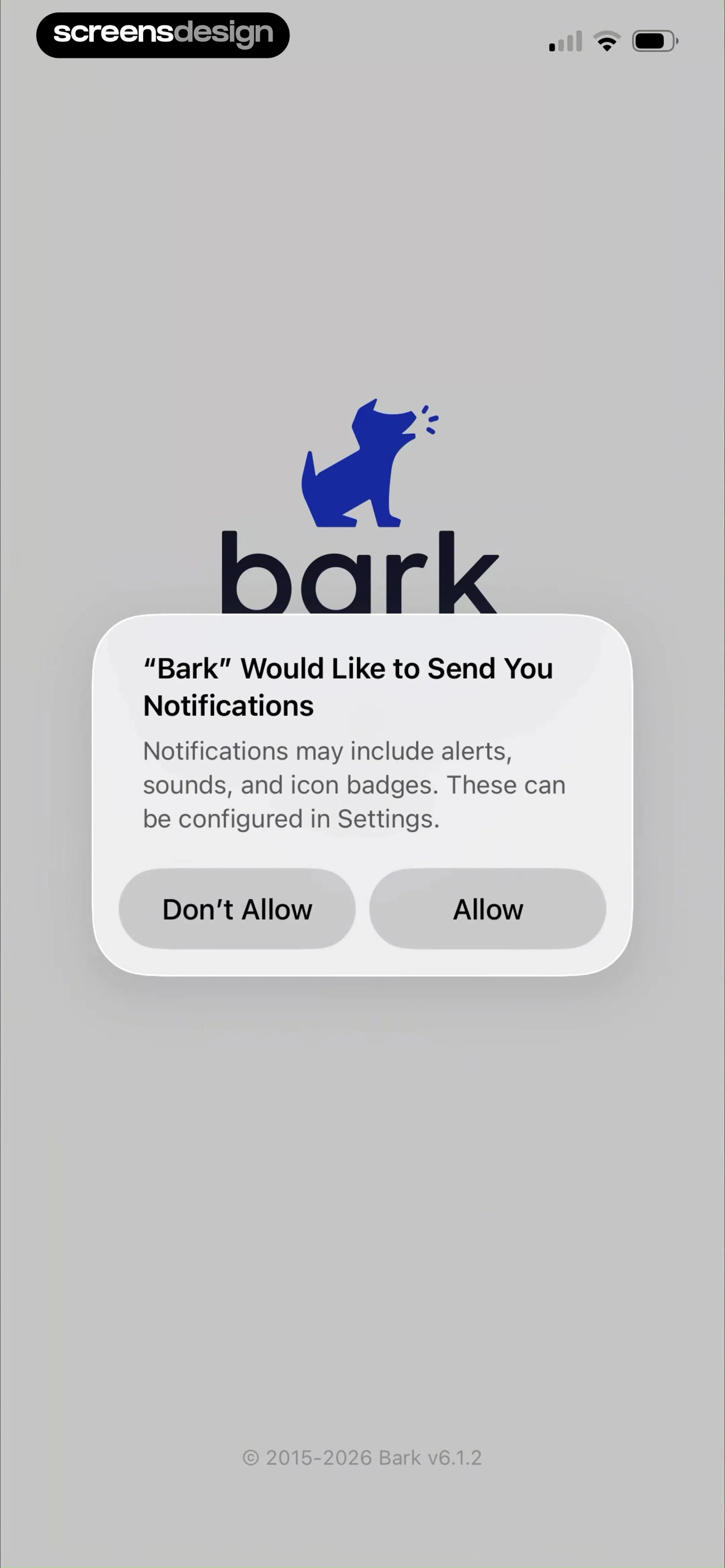 Bark - Parental Controls screen 1