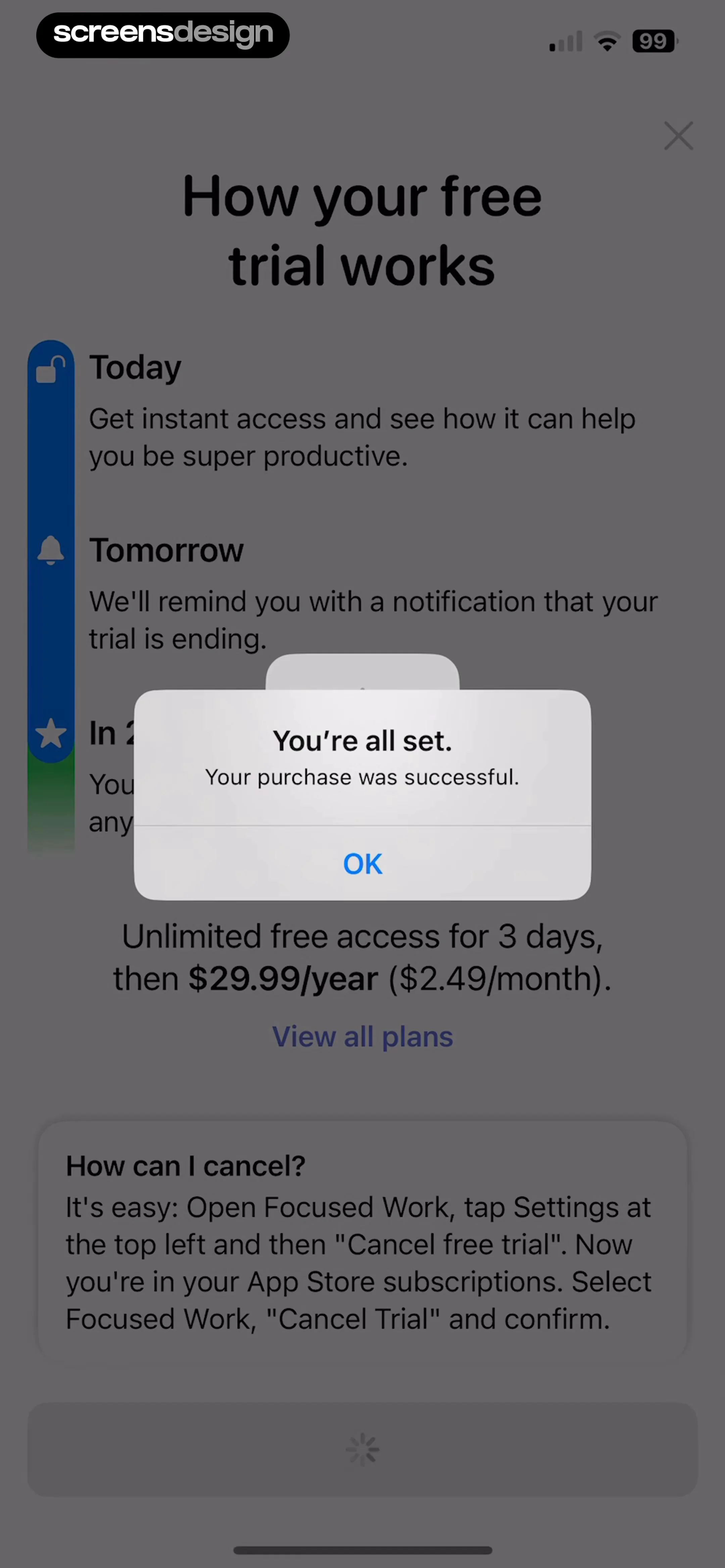 Focused Work - Pomodoro Timer screen 6