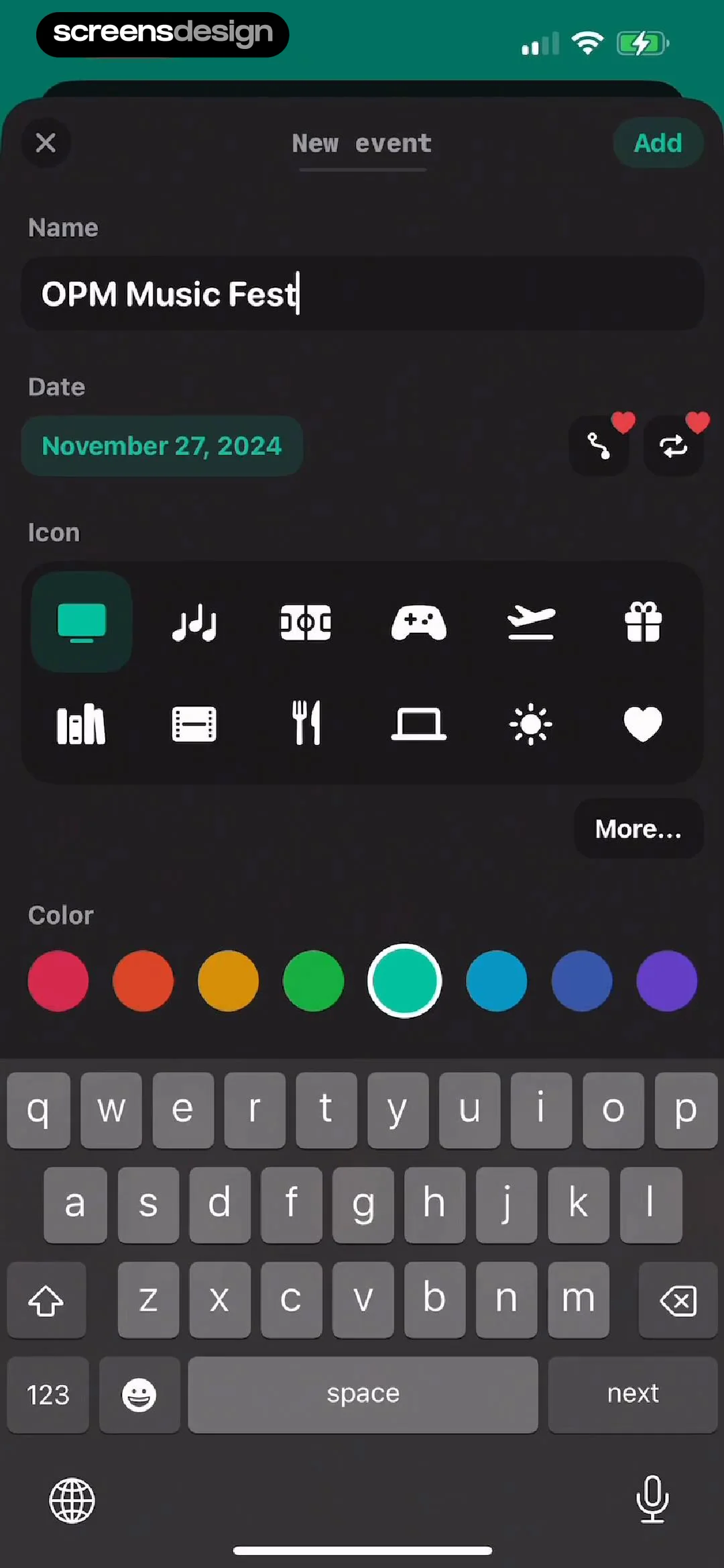 Up Ahead: Countdown Widgets screen 2