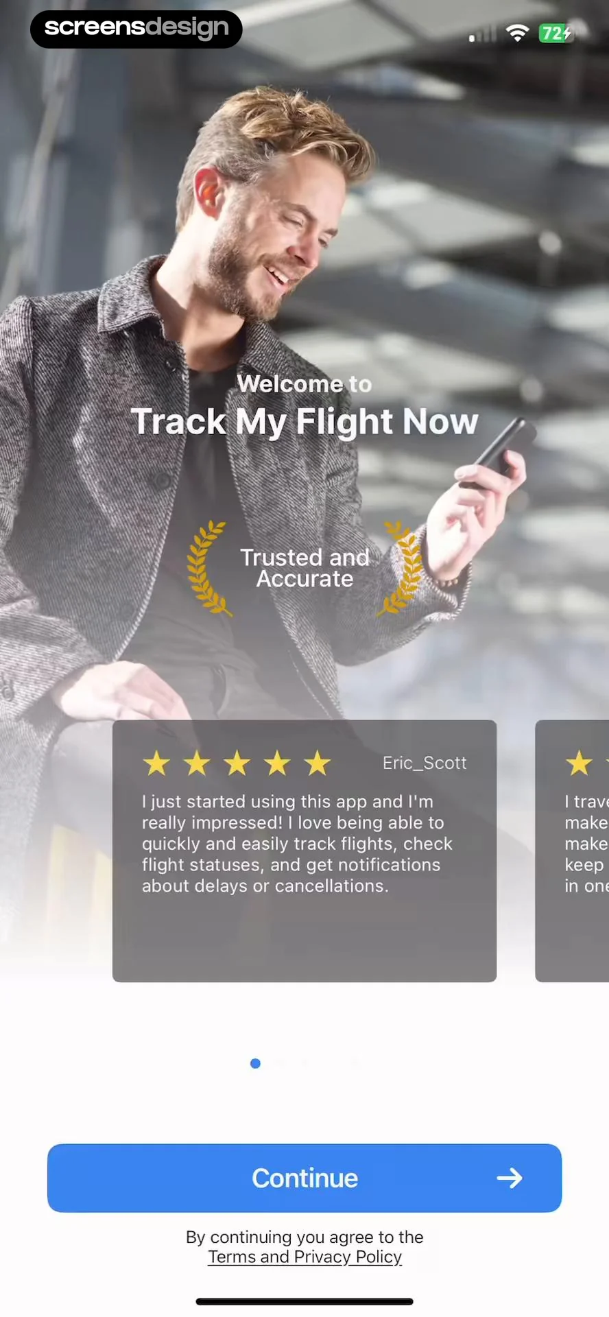 Track My Flight Now screen 2