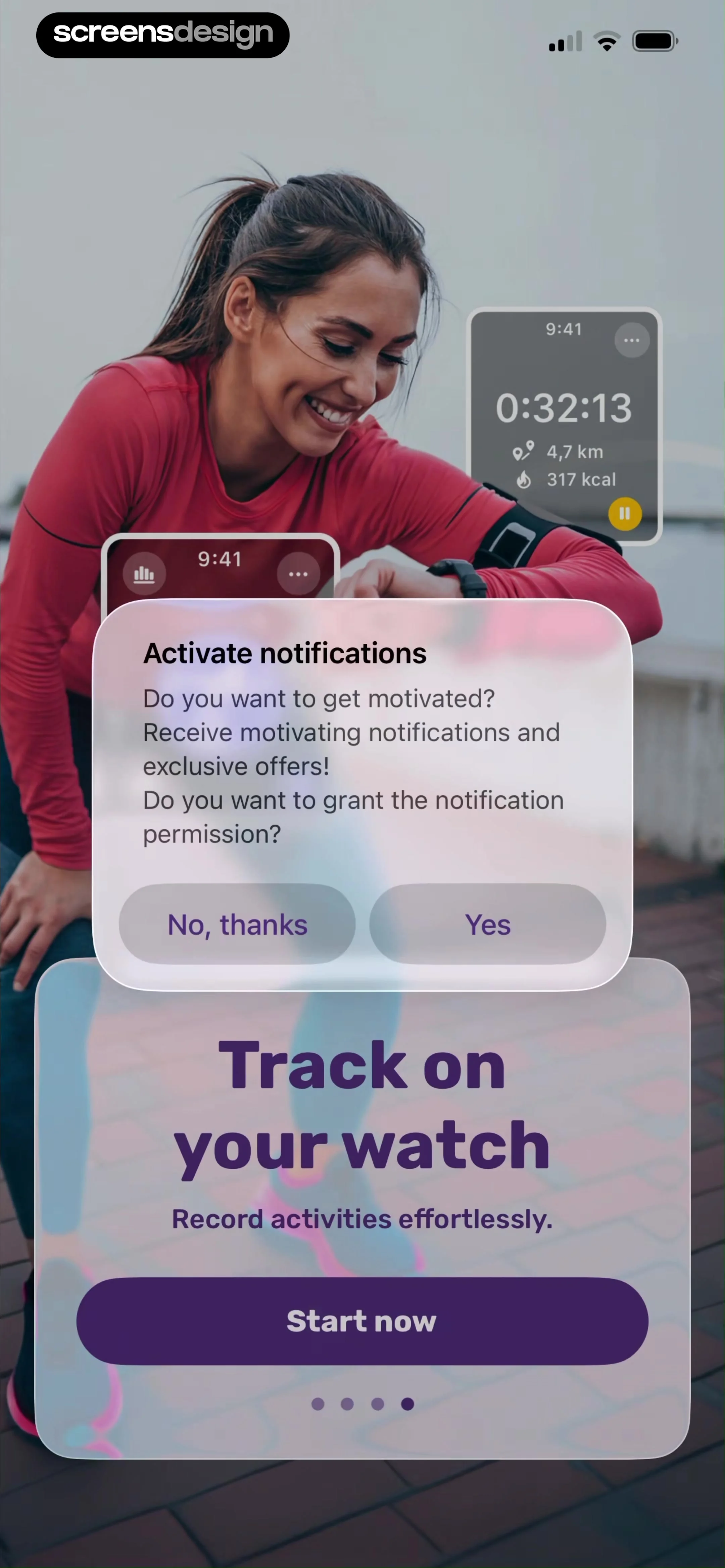 Running Tracker App – FITAPP screen 8