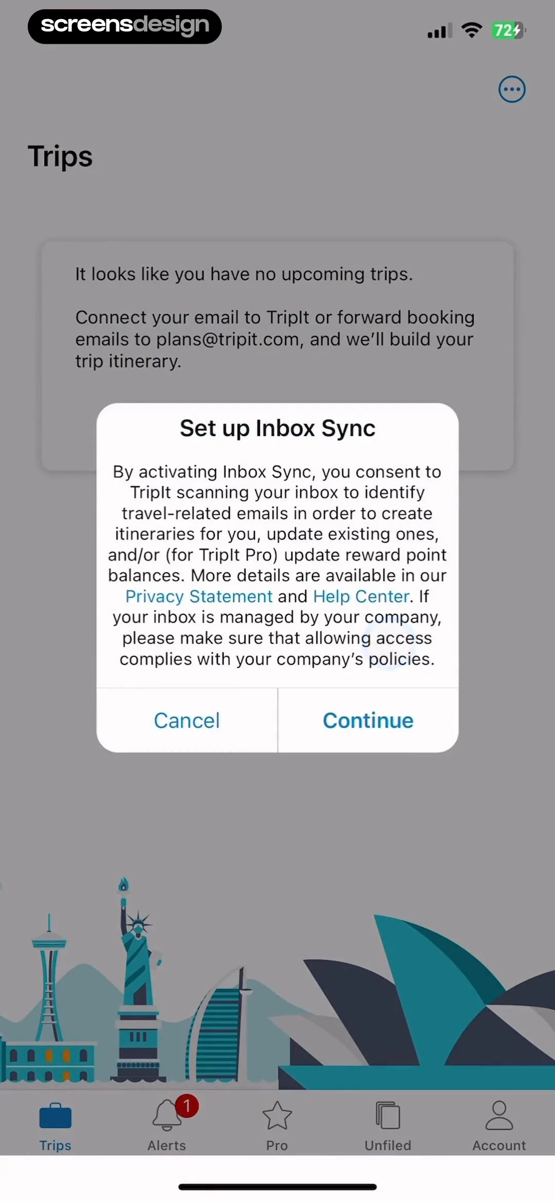 TripIt: Travel Planner screen 8