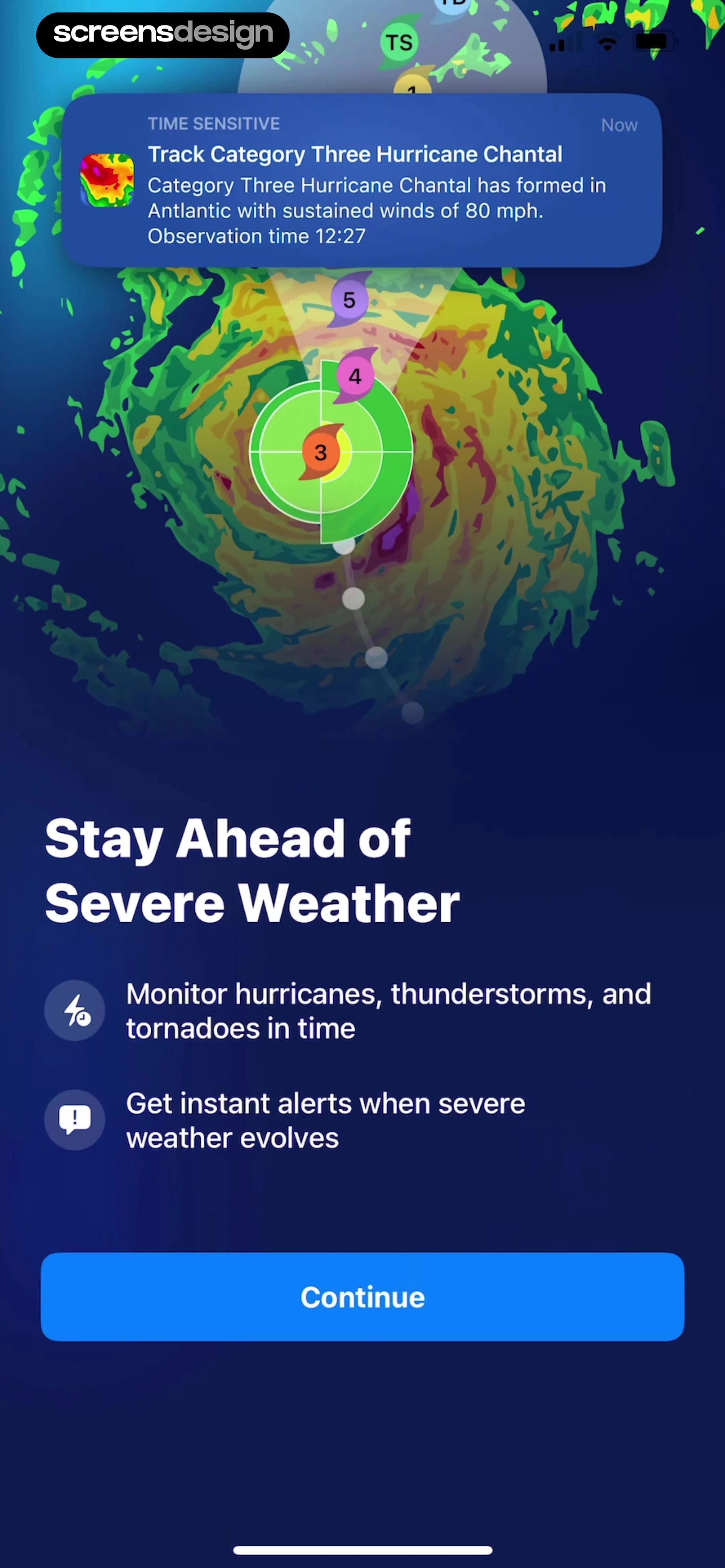 Weather Radar - NOAA Channel screen 3