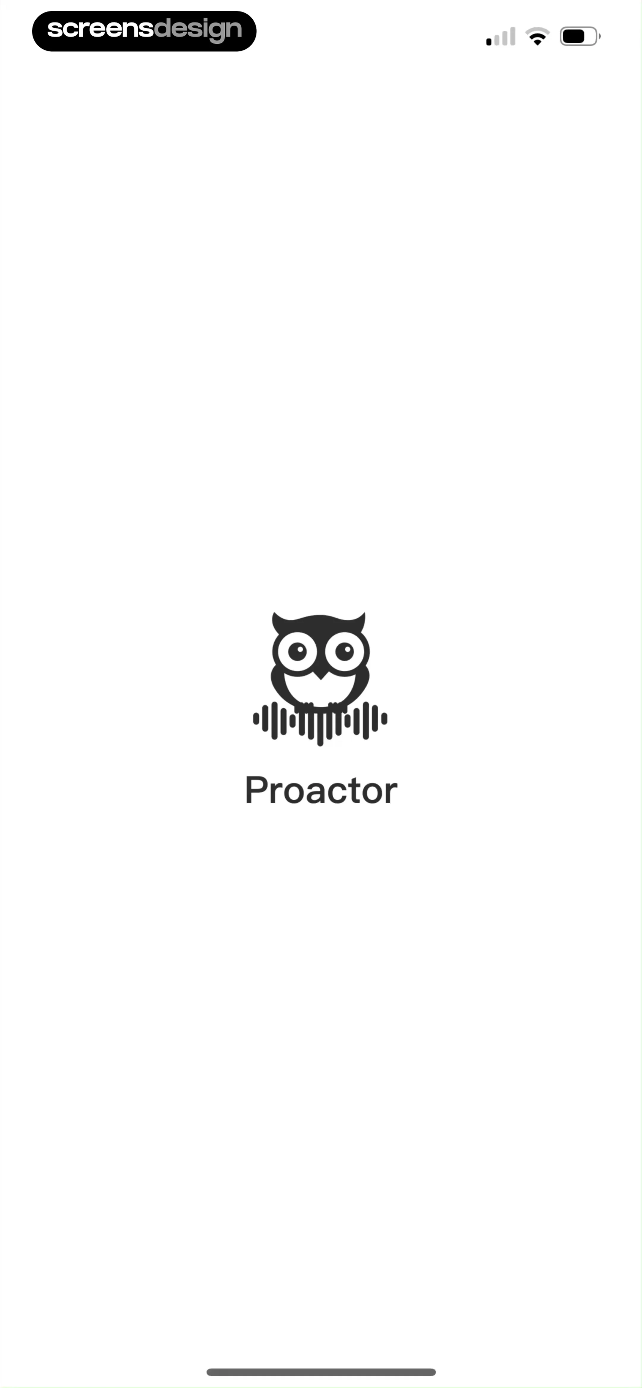 Proactor AI – Note Taking screen 1