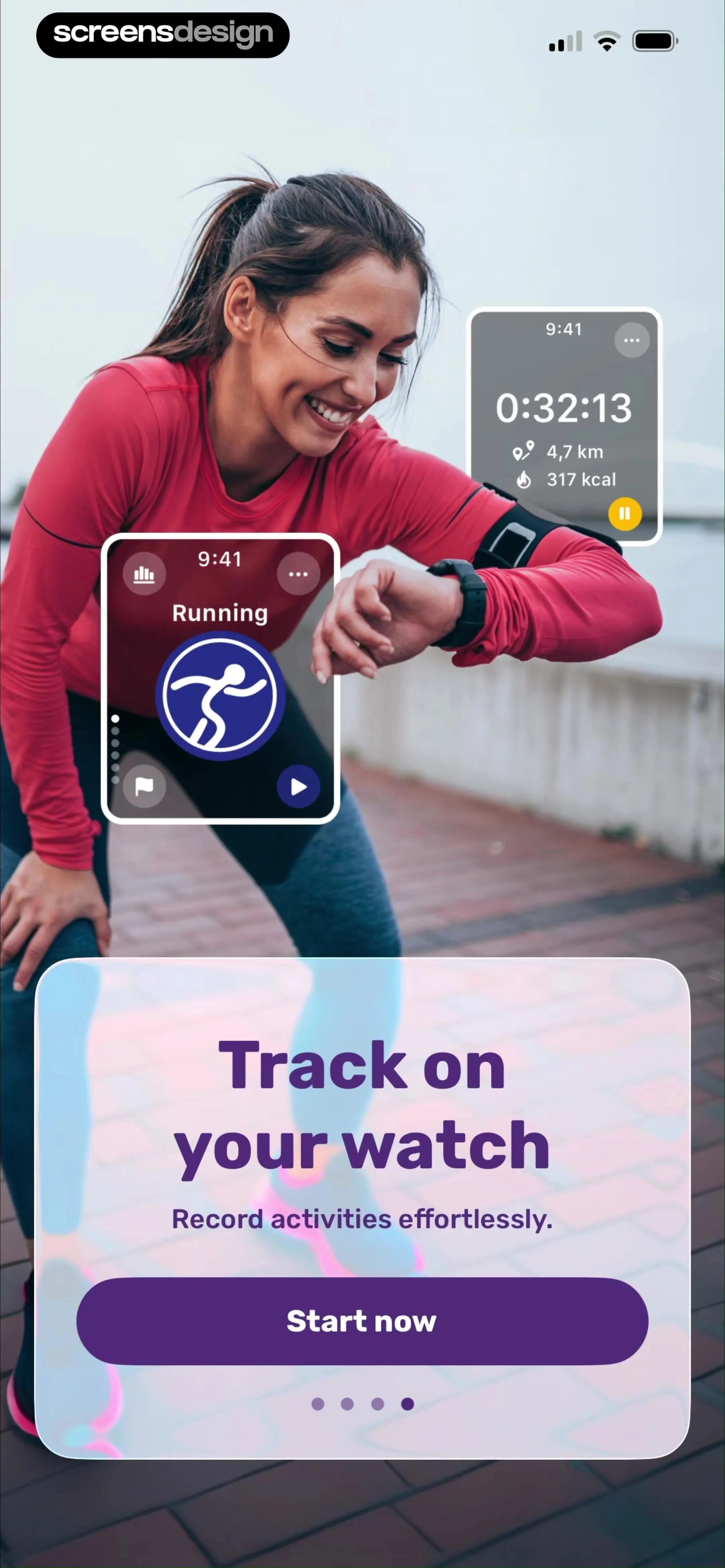 Running Tracker App – FITAPP screen 7