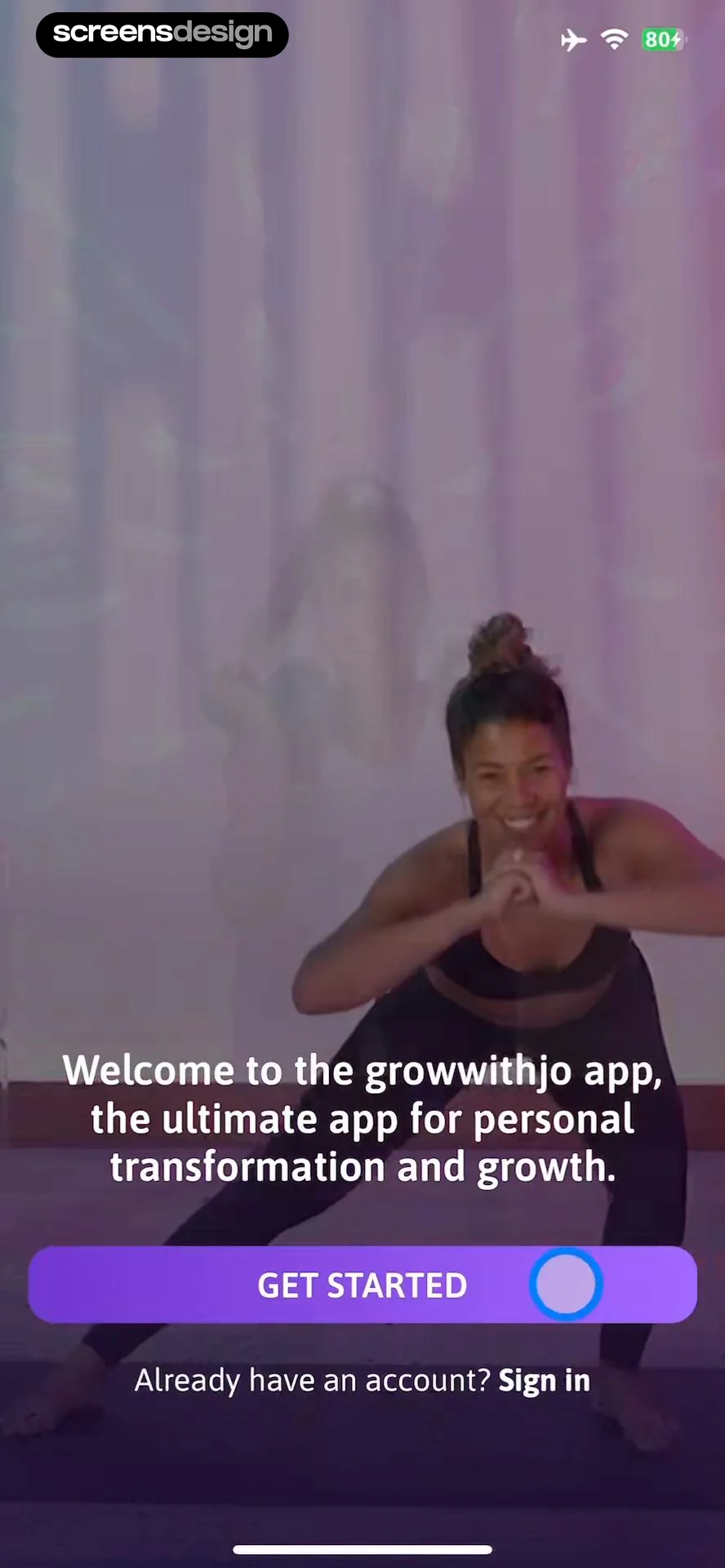 Radiance: Home Fitness Workout screen 3