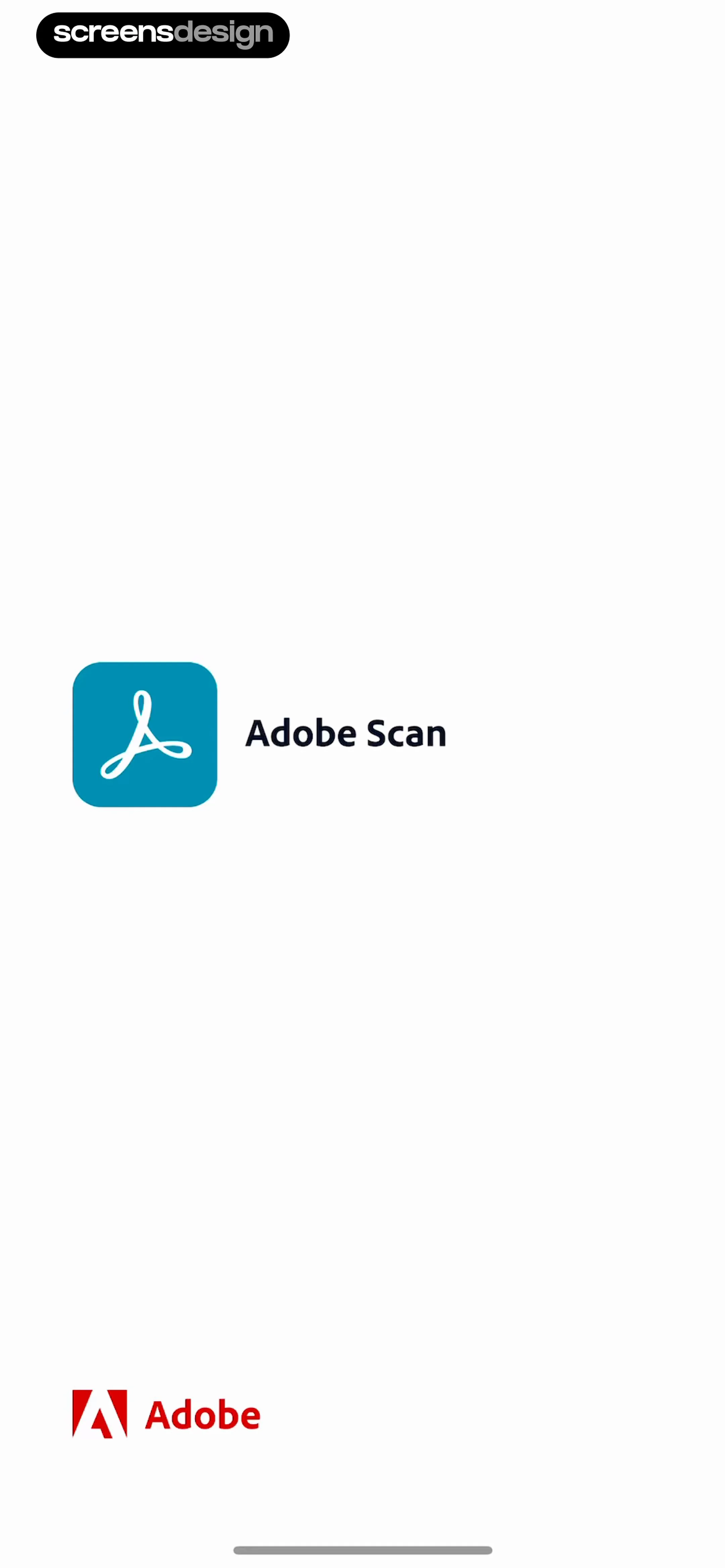 Adobe Scan: PDF & OCR Scanner screen 1