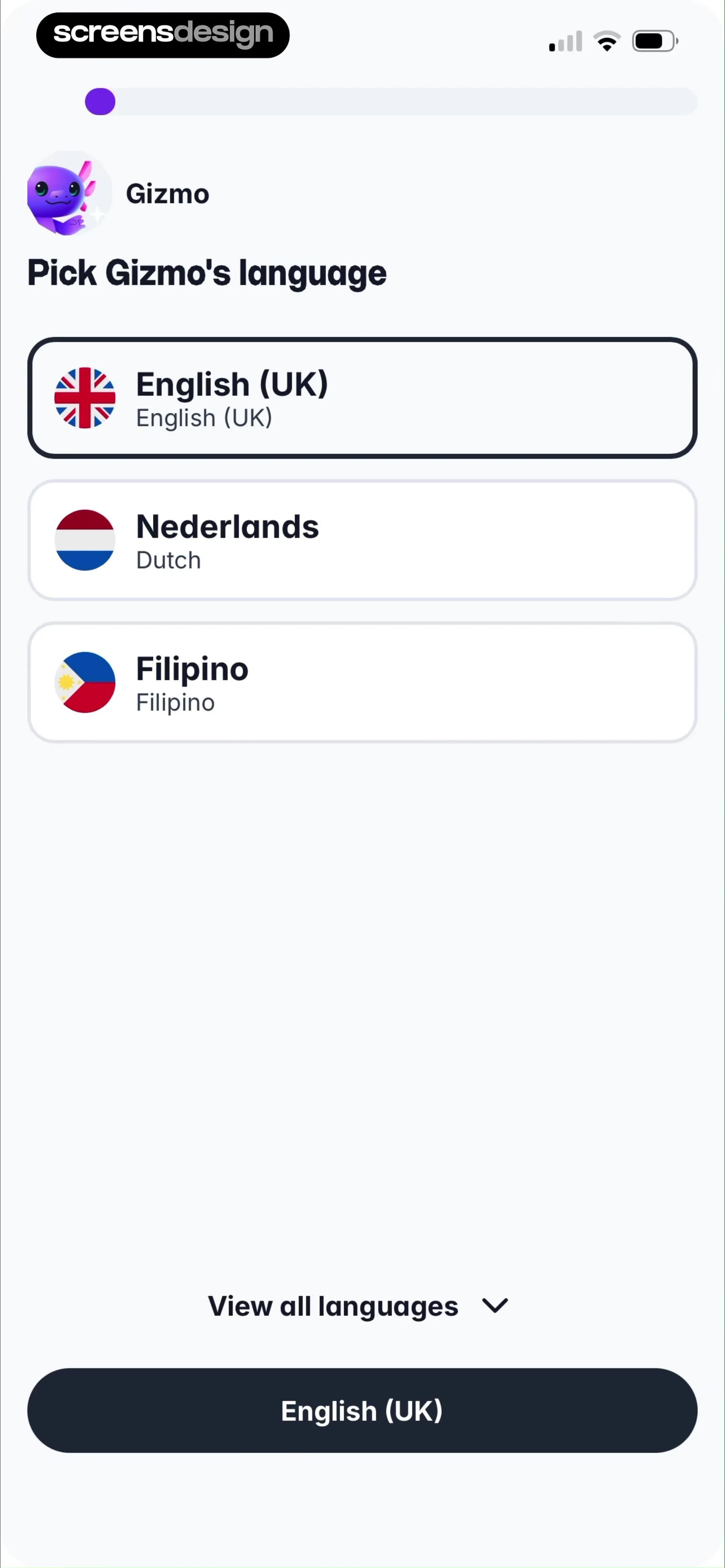 Gizmo: AI Tutor screen 3
