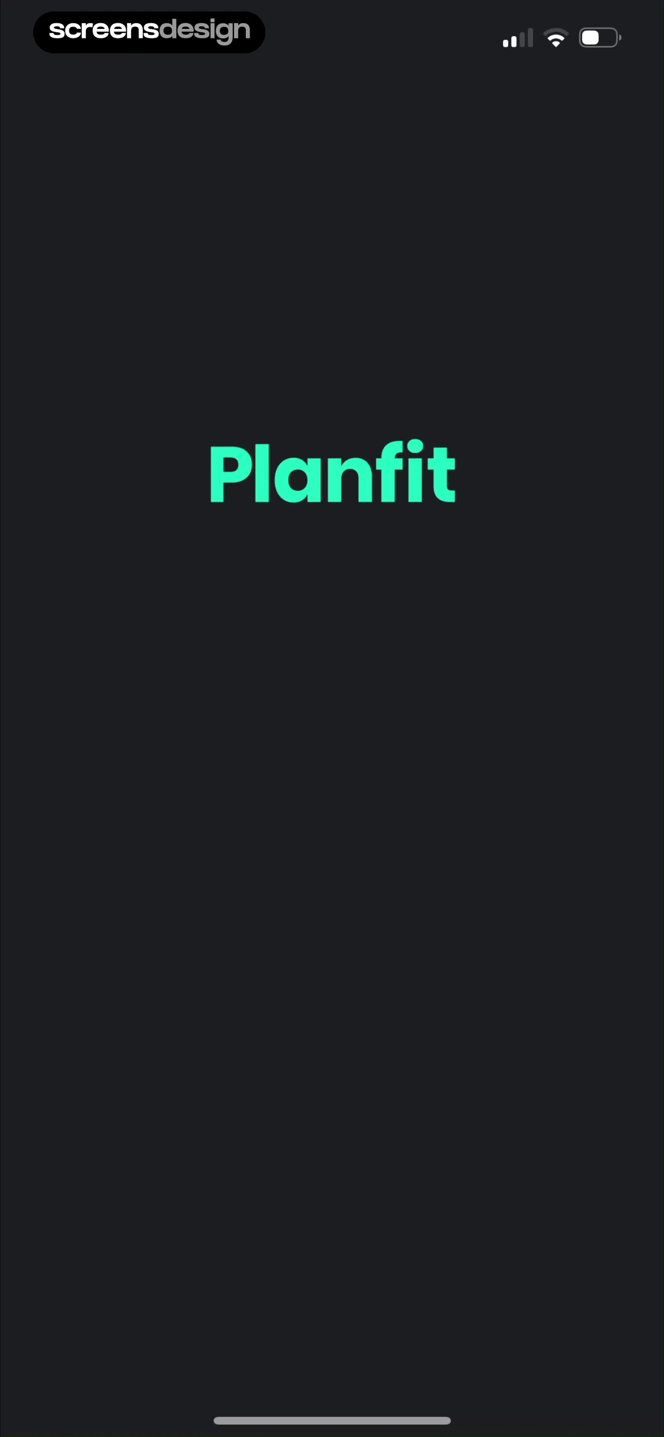 Planfit AI Gym Workout Planner screen 1